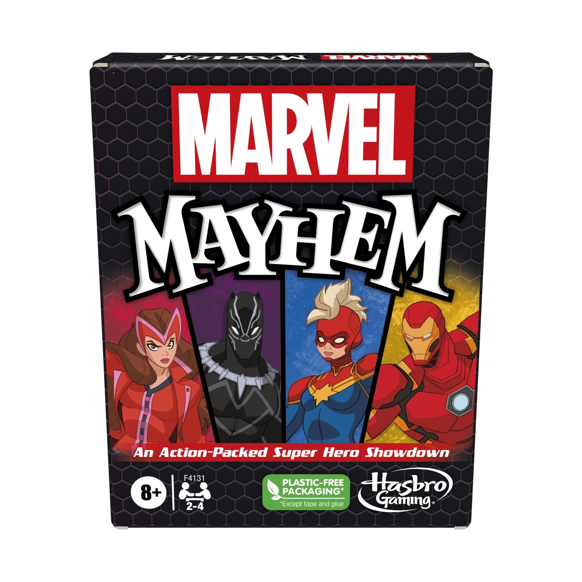 Hasbro Gaming Marvel Mayhem-Card Game, Featuring Super Heroes, Fun Game for Marvel Fans Ages 8+, Fast-Paced, Easy-to-Learn for 2-4 Players