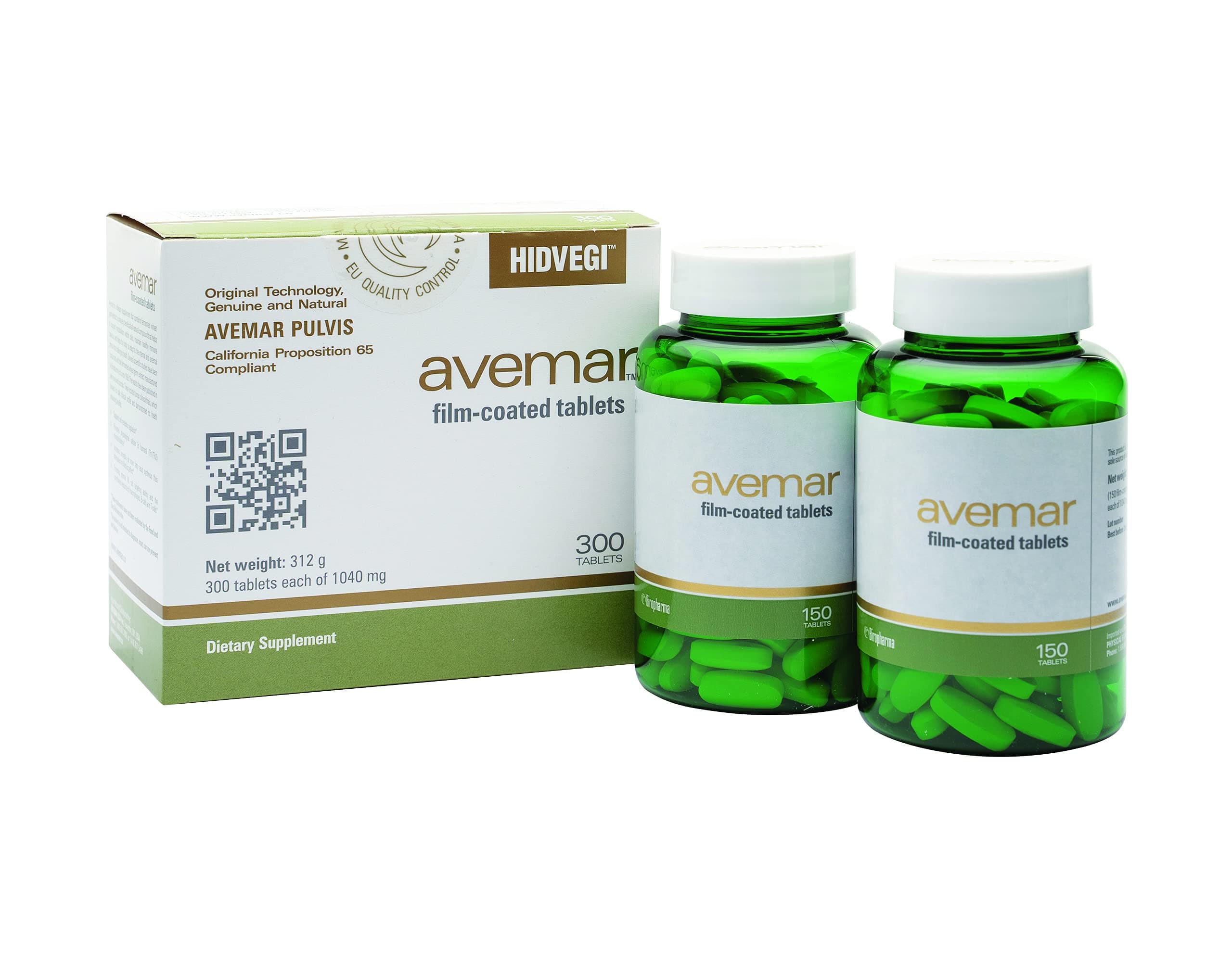 Authentic Avemar™ film-coated tablet - Fermented Wheat Germ Extract, Daily Immune and Cell Support, Natural, 300 Tablets