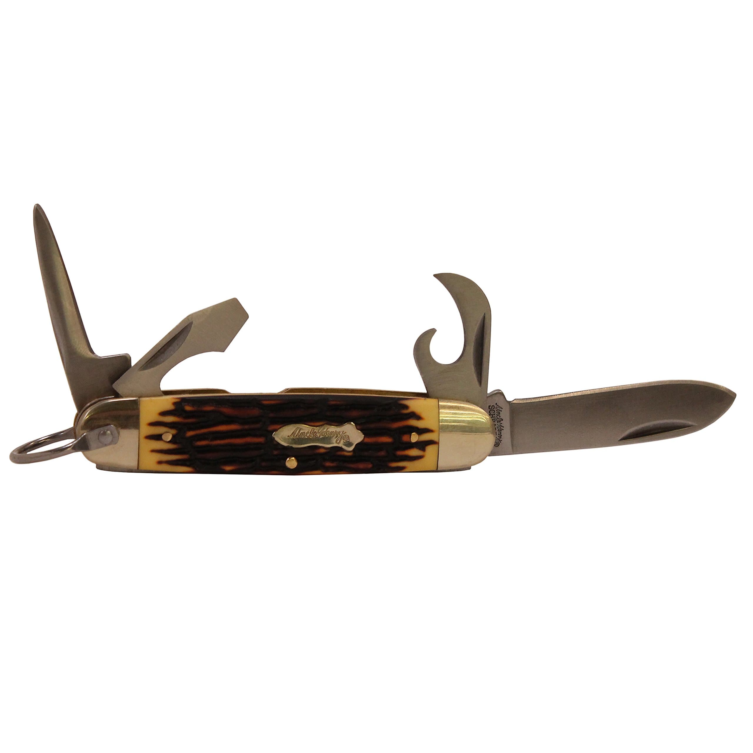 Uncle Henry 23Uh Traditional Scout Pocket Knife Multi, One Size