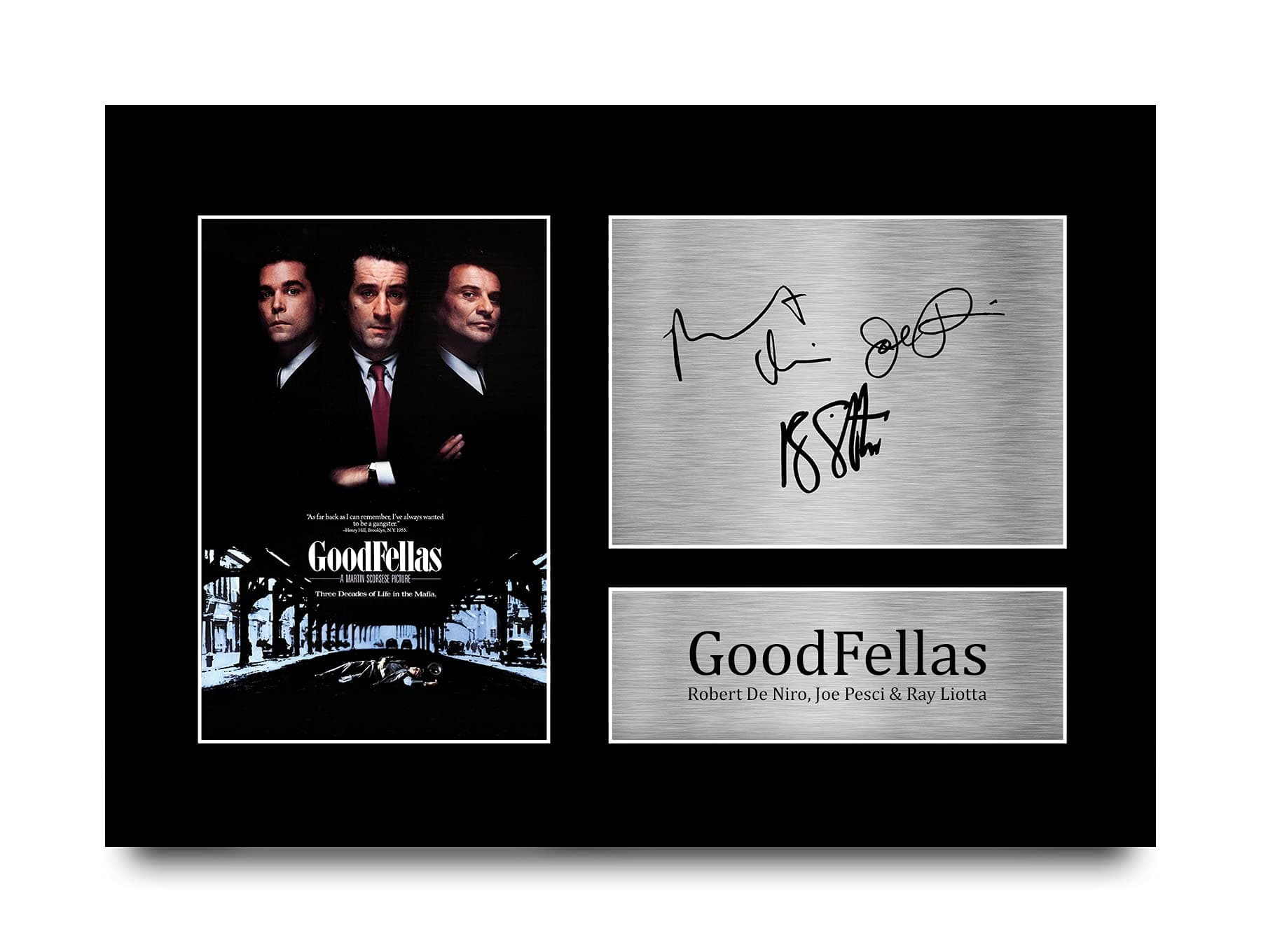 Goodfellas Gift Signed A4 Printed Autograph The Cast Gifts Print Photo Picture Display