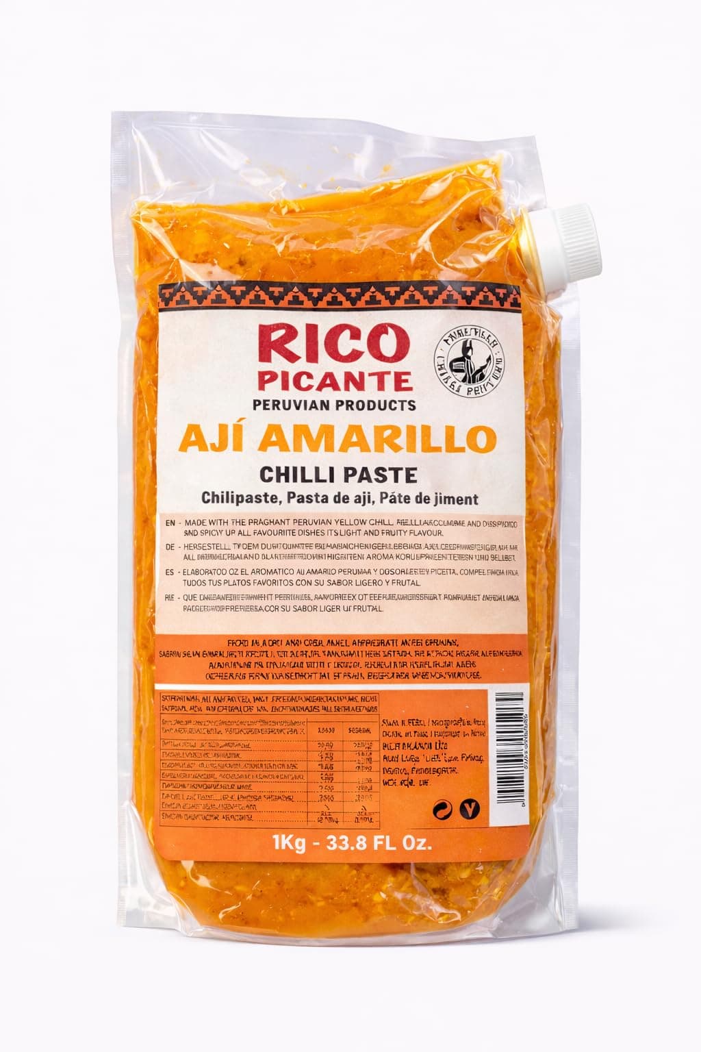 1Kg Aji Amarillo Chilli Paste Rico Picante