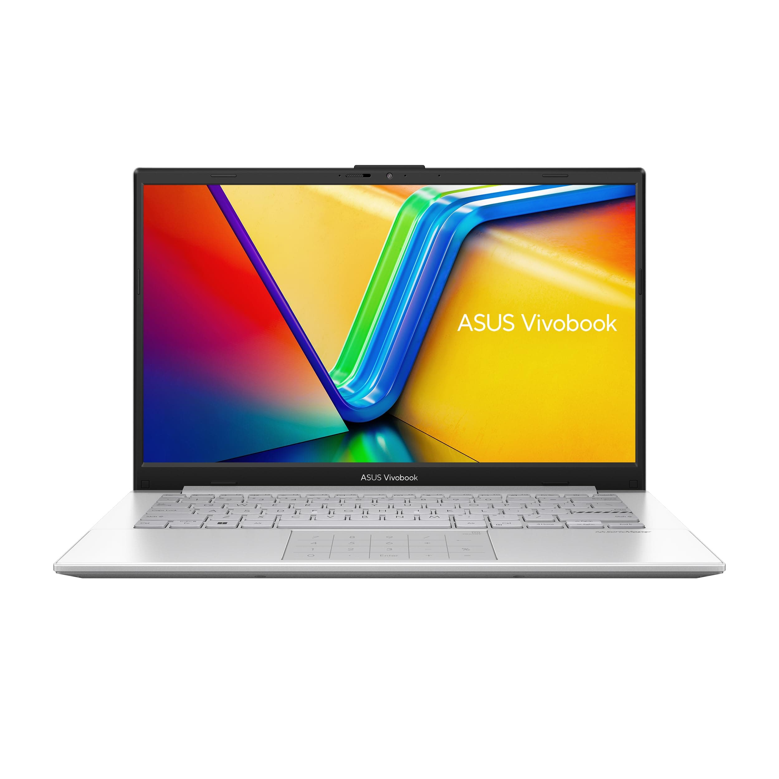 ASUS Vivobook GO 14 E1404GA-NK039W Cool Silver, Slim Laptop, i3-N305 8GB 256G UFS 2.1 SSD, Intel UMA, WIN11 HOME, 14-inch, HD Webcam, Chiclet-Eng-Arb-KB