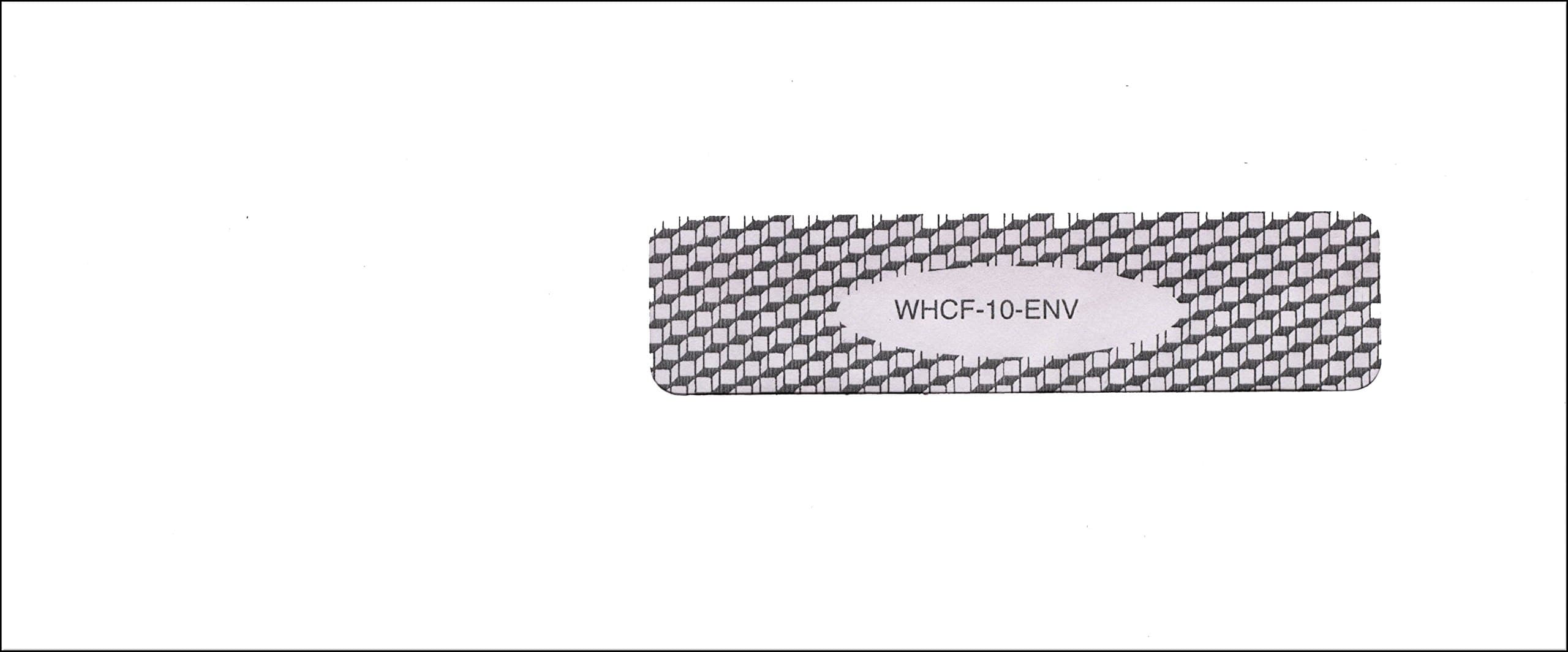WHCF10ENV - ICD-10 Medical Claim Form Envelope - Small Gummed Right Window (500 Ct)