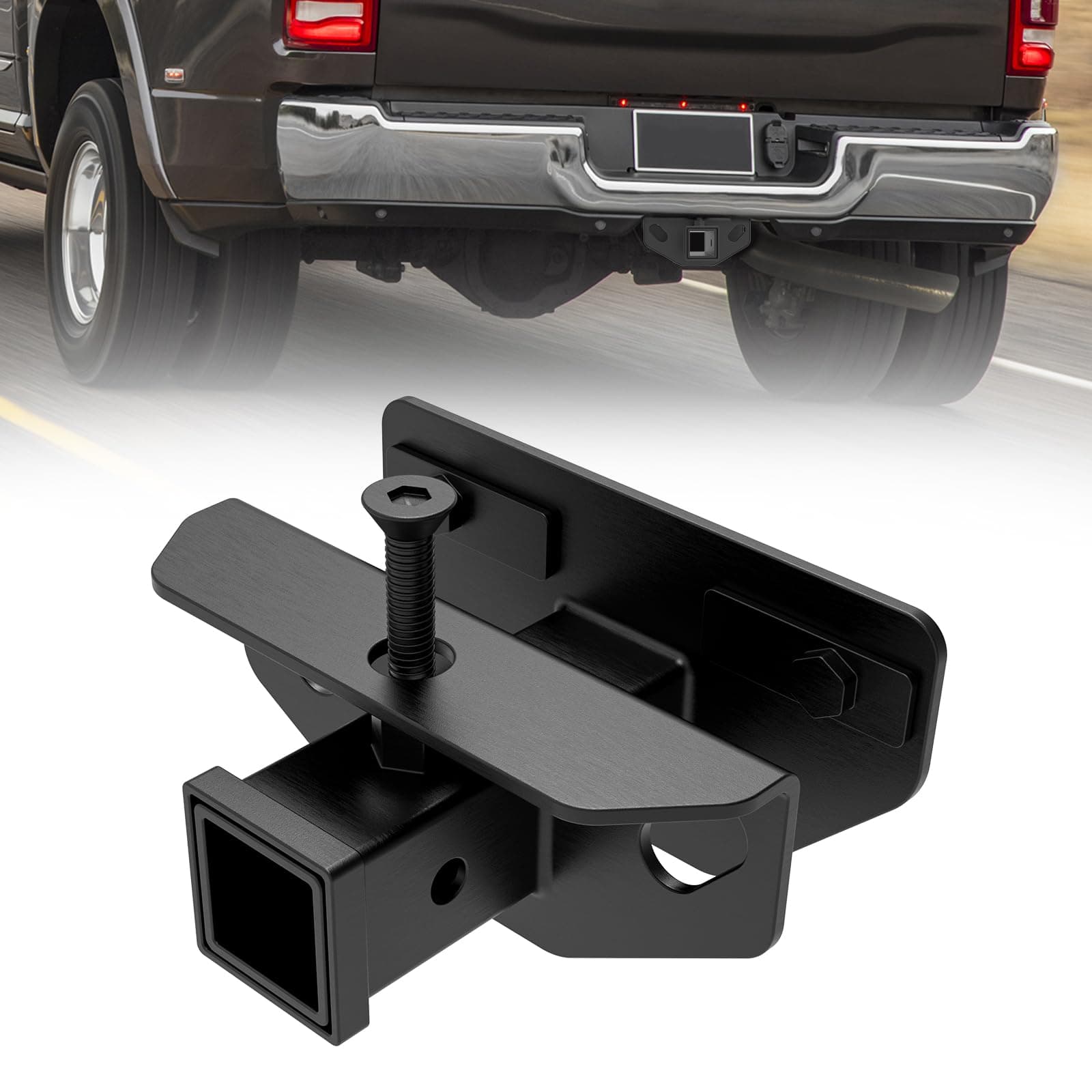 BUNKER INDUST Rear Trailer Hitch Receiver Fit for 2003-2018 Dodge Ram 1500/2003-2013 Ram 2500 3500/2019-2021 Ram 1500 Classic, 2" Inch Class 3 Tow Towing Hitch