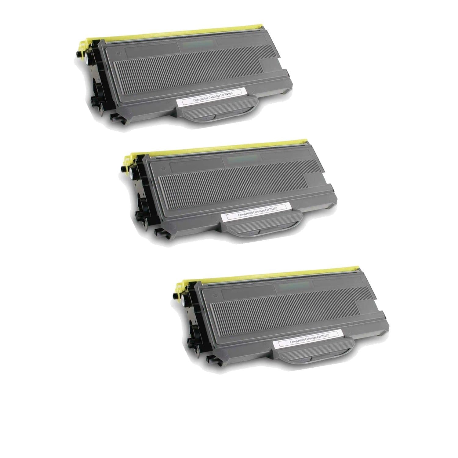 Star USA Compatible Toner Cartridge Replacement for Brother TN360 (Black, 3-Pack)
