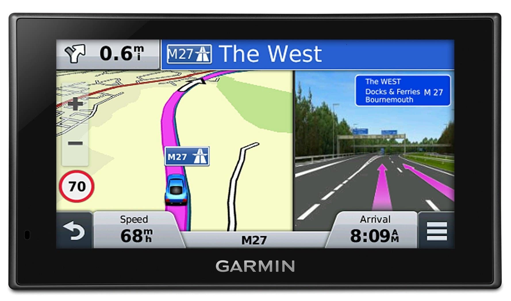 nuvi 2589LM 5" Sat Nav with UK and Full Europe Maps, Free Lifetime Map Updates and Bluetooth
