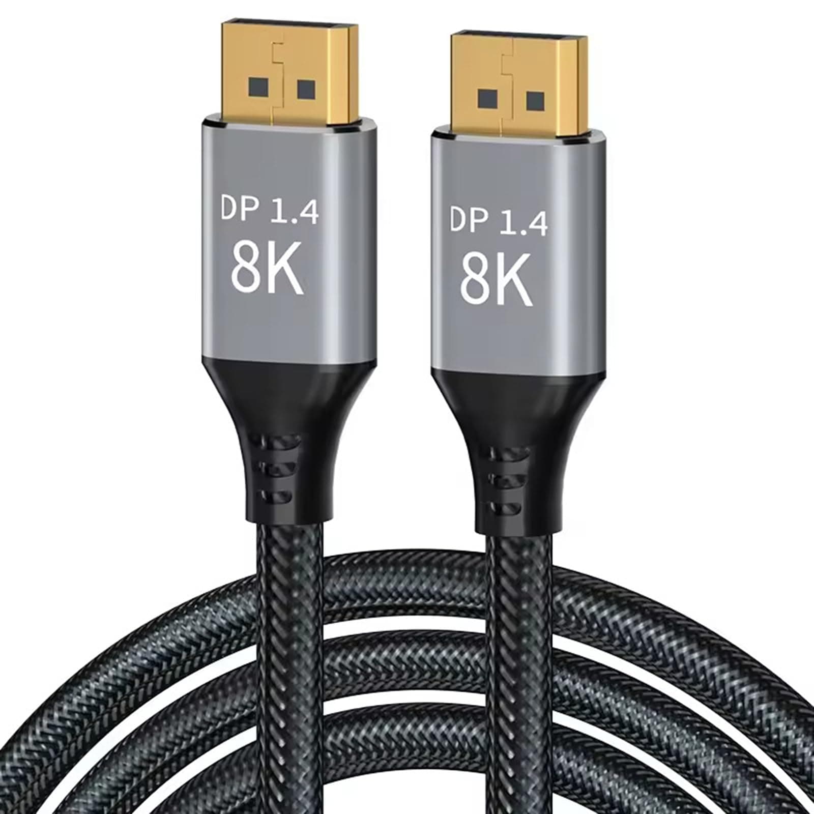 5M 16FT DisplayPort 1.4 Cable 8K@60Hz 4K@144Hz High Speed 32.4Gbps HDCP 3D Slim and Flexible DP to DP Cable