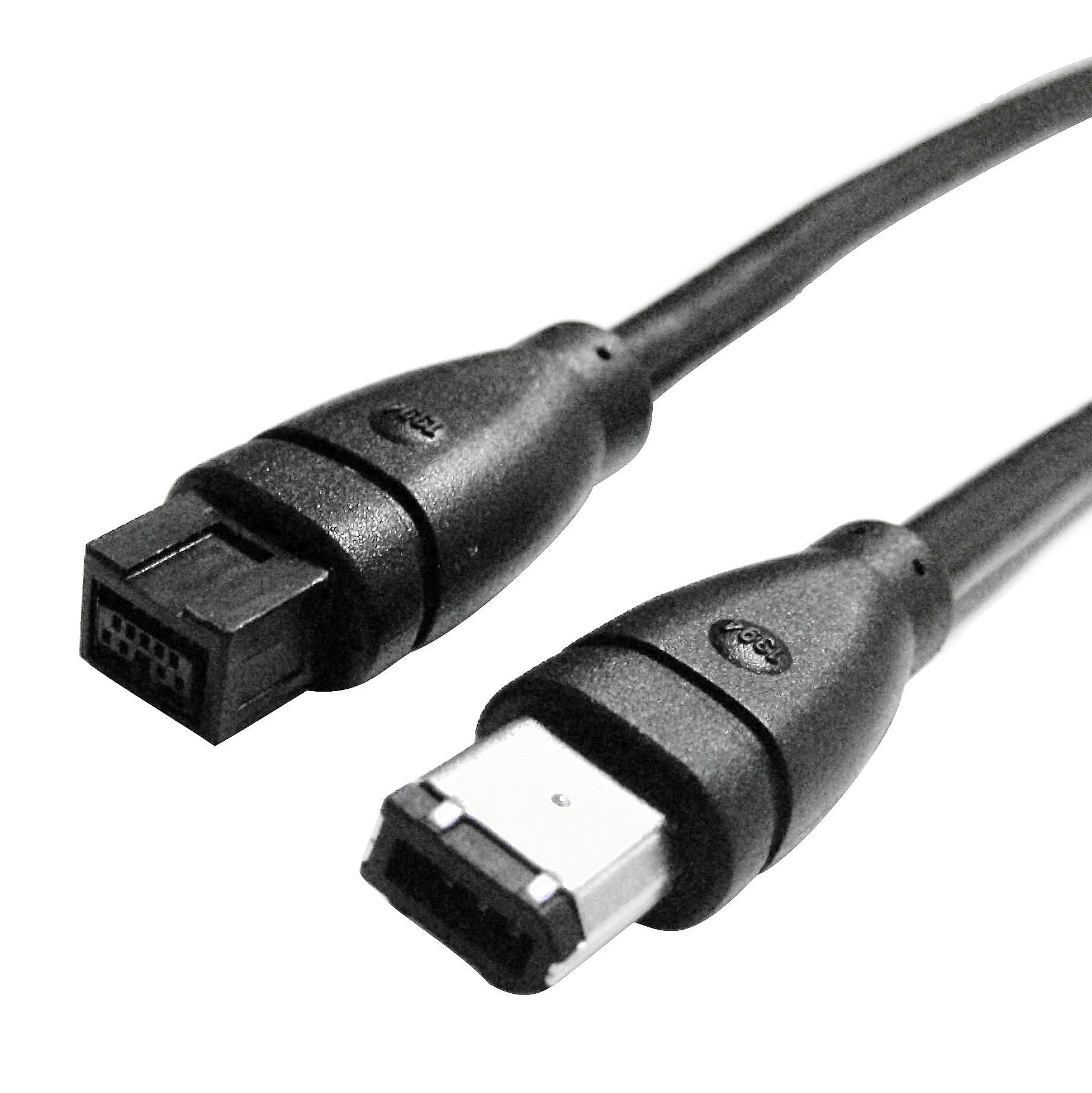 Cubeternet Premium Firewire 800/400 Adapter Cable IEEE 1394 9-pin to 6-pin - 3 Ft