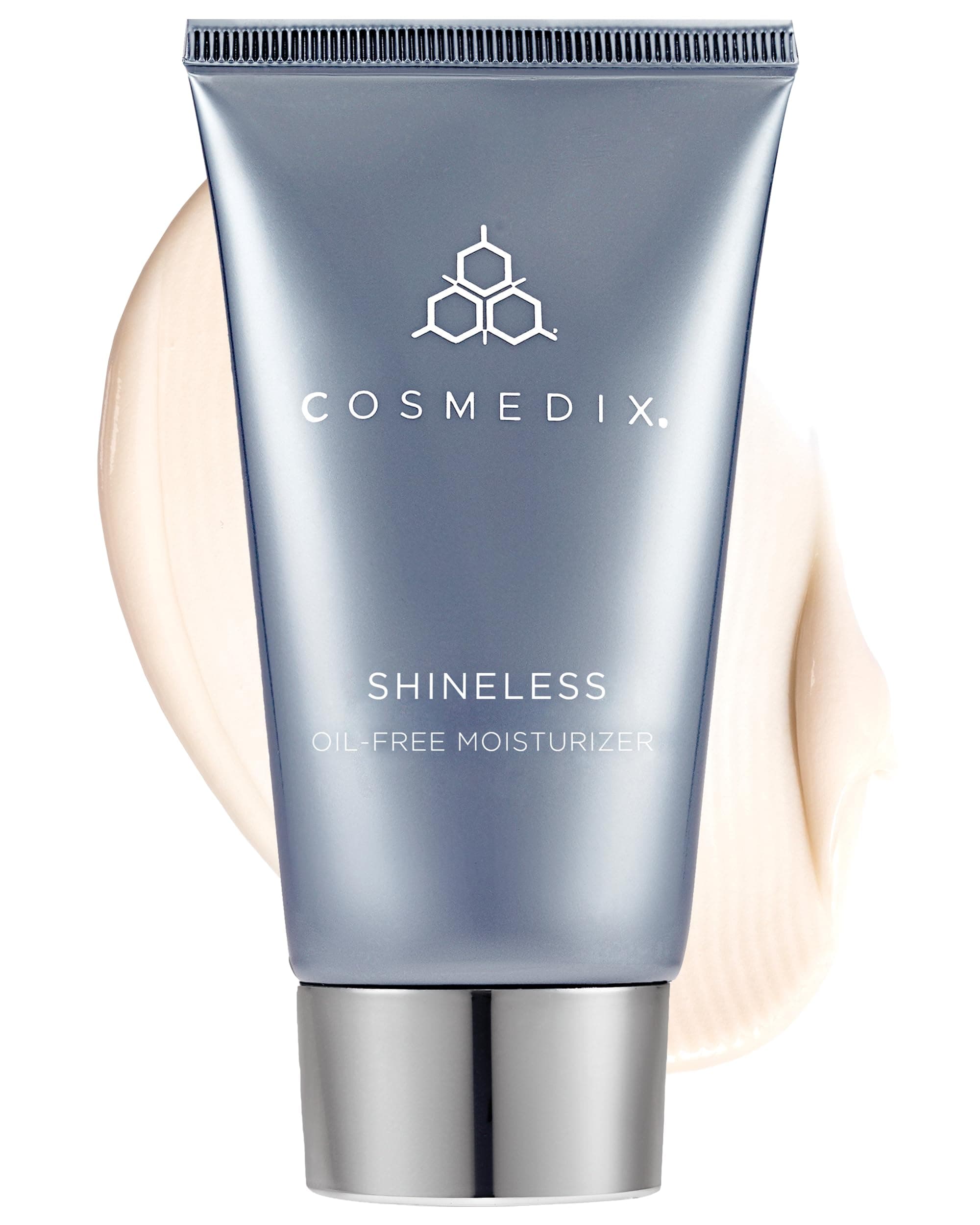 COSMEDIX Shineless Oil-Free Face Moisturizer – Hydrating Cream with Vitamin B3 for Oily & Blemish-Prone Skin – Lightweight Daily Face Care for Firm, Smooth & Radiant Glow – 79 g / 2.8 oz