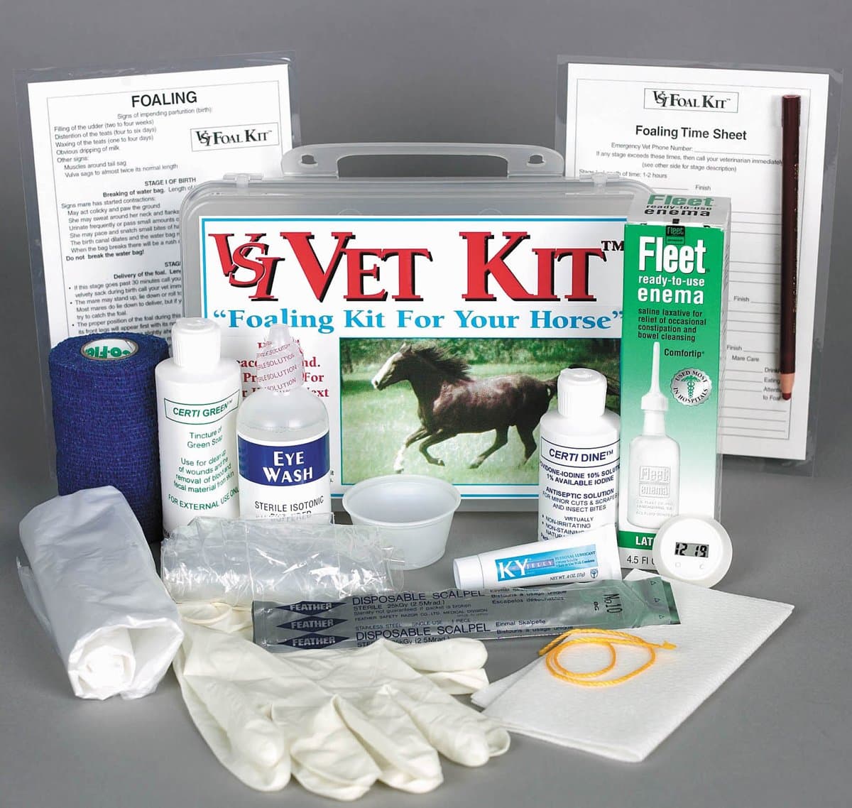 VSI Equine Foaling Kit - Foaling Kit for Your Mare - One Size