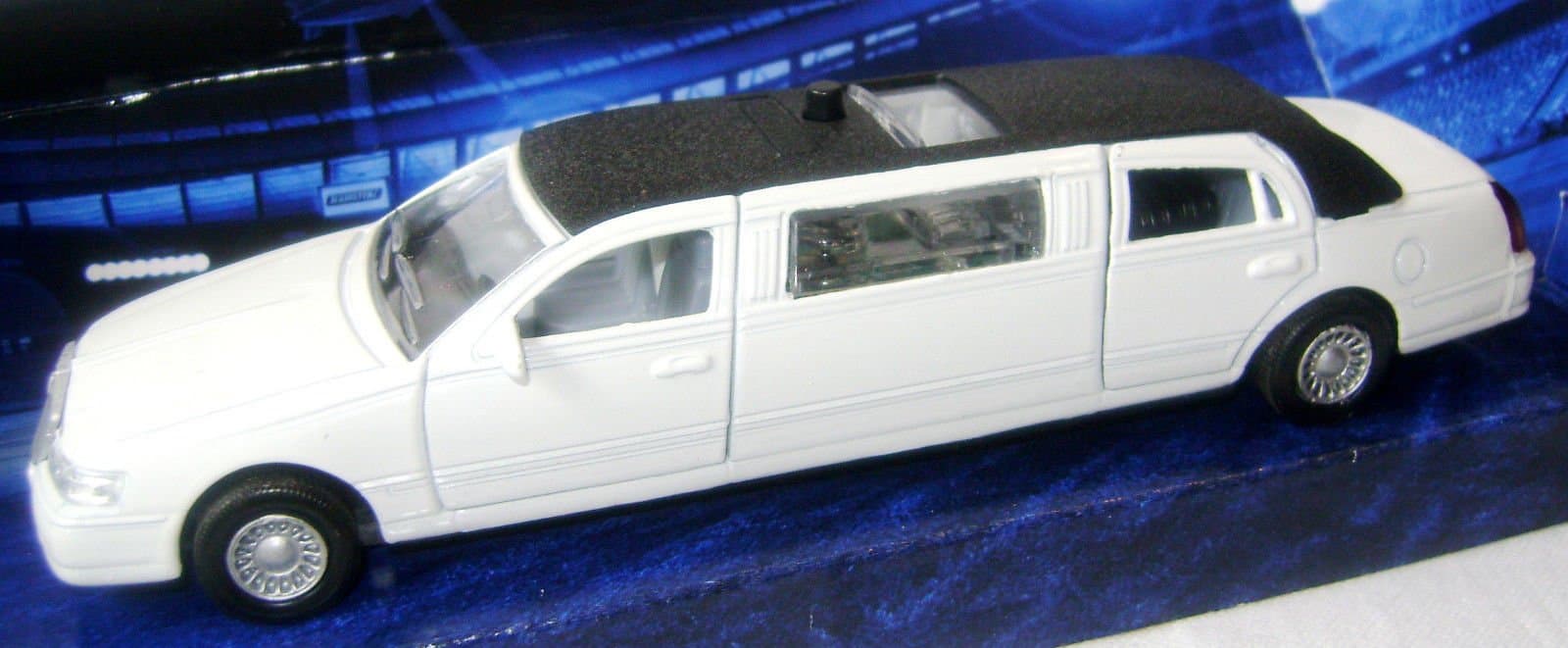Teamsters Black Stretch Limousine with Light and Sound Toy Car