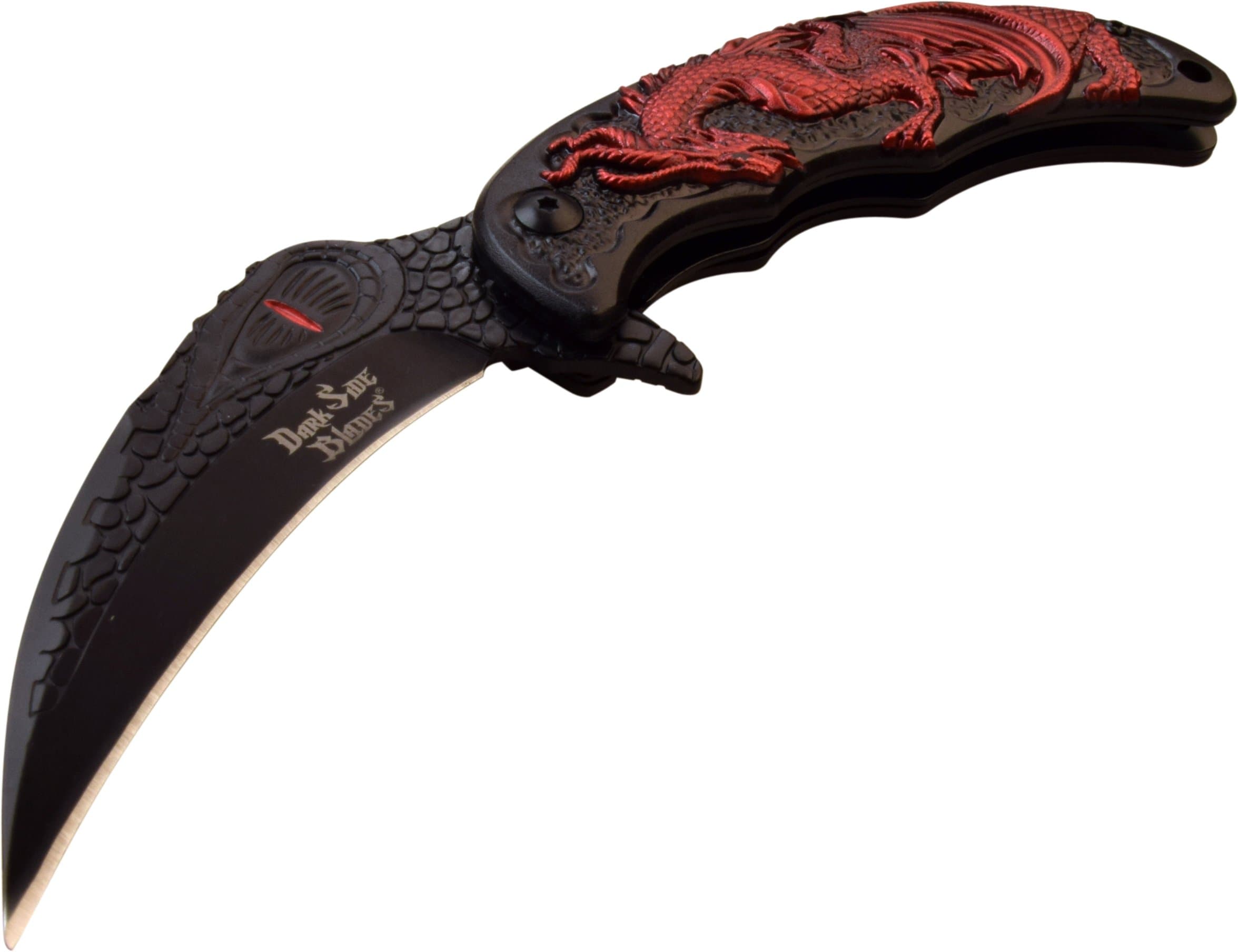 Dark Side Ballistics DS-A068RD Spring Assisted Knife