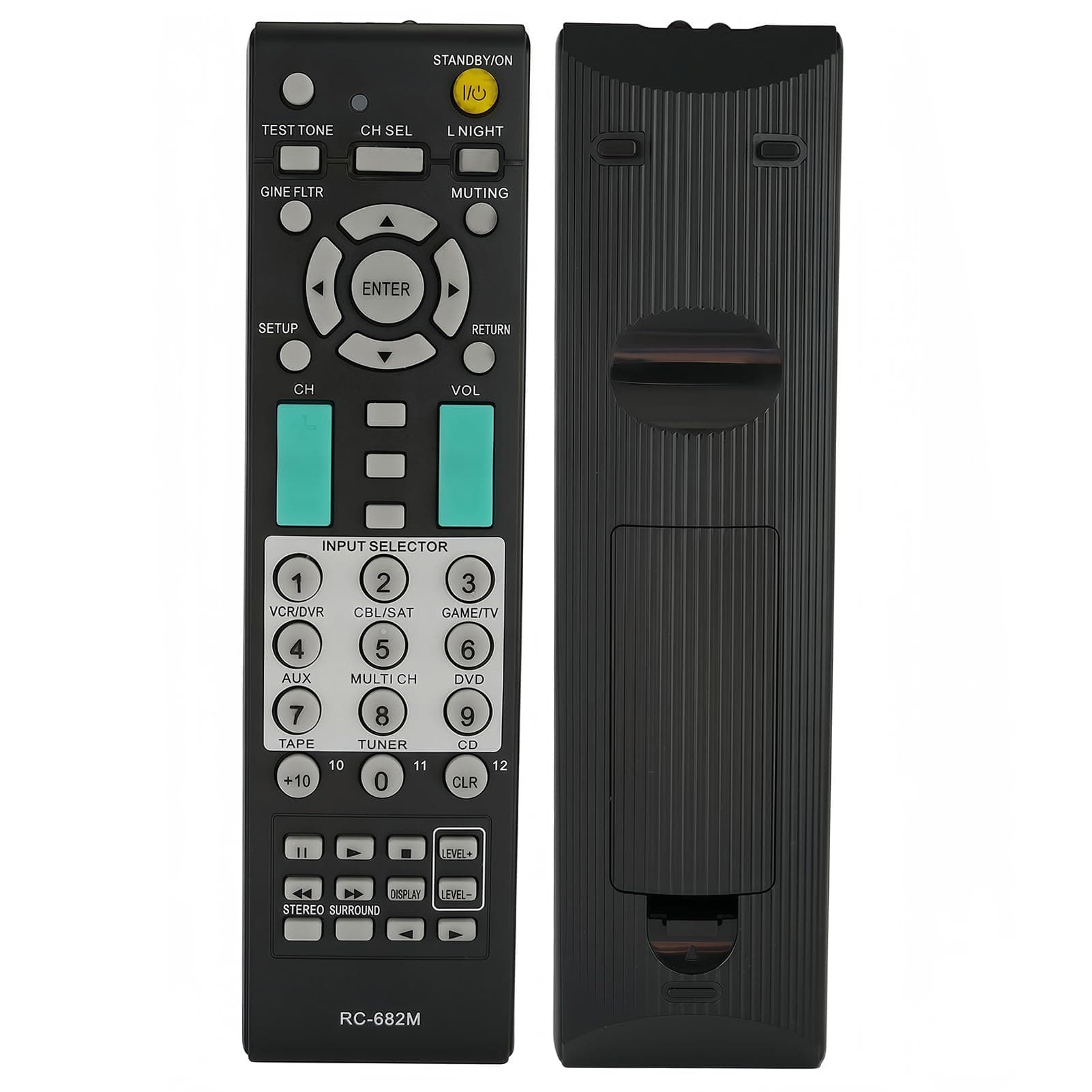 Universal A/V Receiver Replaced Remote Control RC-682M RC-681M Fit for Onkyo Audio/Video HT-R340 HT-R530 HT-R540 HT-R550 HT-SR600 HT-SR800 TX-SR505 TX-SR604 TX-SR605