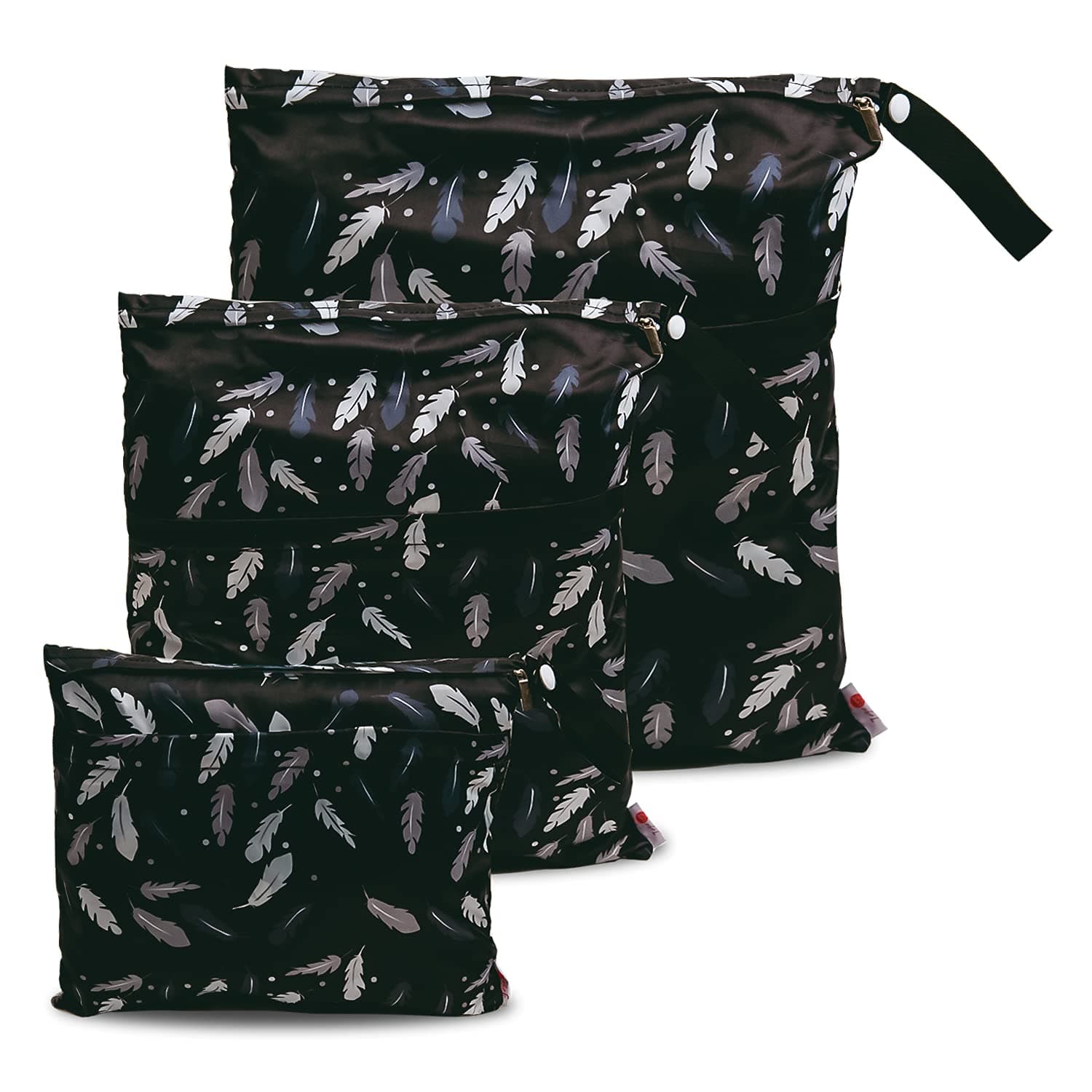 Wet Bag 3 Packs Wet Dry Bag Wet Bag For Cloth Diapers Wet Bags For Baby Wet Bags Cloth Diaper Wet Bag Wet Bag For Swimsuit Wet Dry Bags For Diaper Bag Baby Wet Bag Cloth Diaper Bag Wet Dry Bags