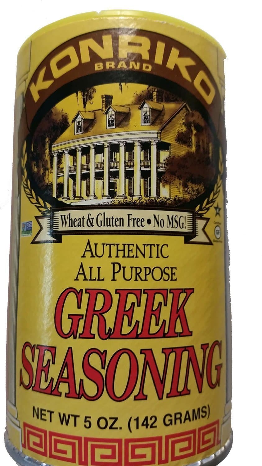 Greek Authentic Seasoning 5 oz (Pack of 6) - Wheat Free - Gluten Free - No MSG