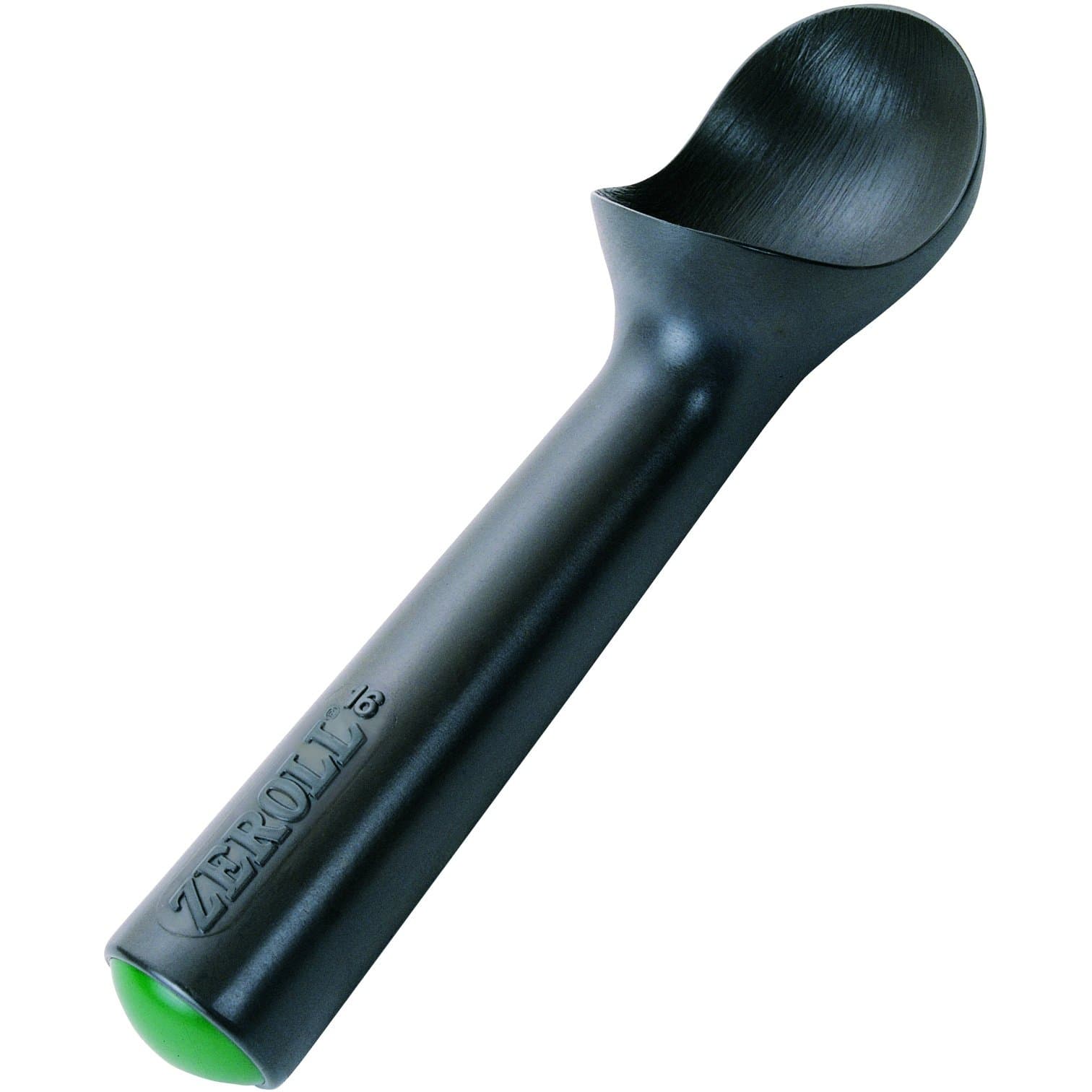 Zeroll 1016-ZT Zerolon Hardcoat Anodized Commercial Ice Cream Scoop with Unique Liquid Filled Heat Conductive Handle Easy Release 32 Scoops per Gallon, 2.5-Ounce, Black