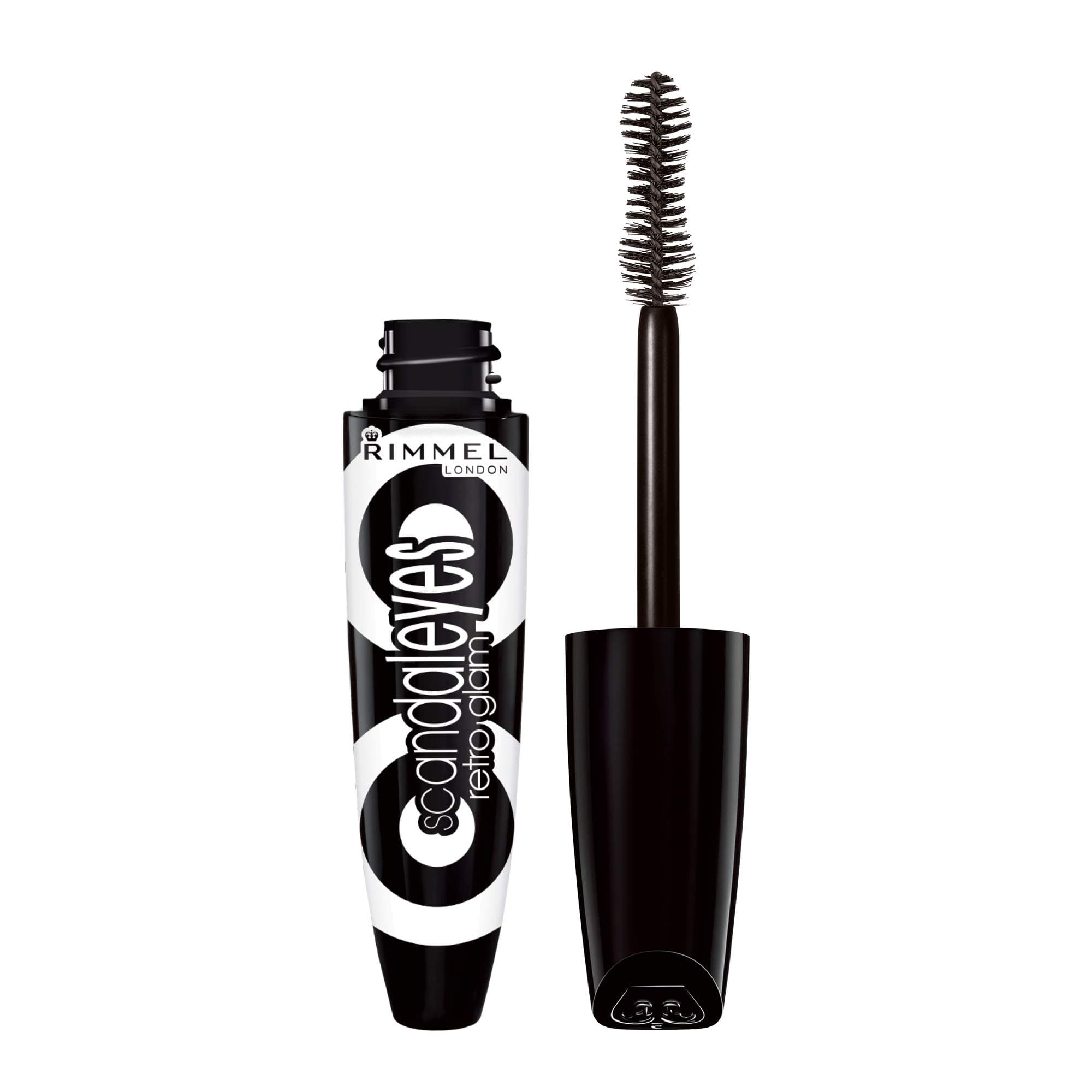 London Scandaleyes Retro Glam Mascara, Volumizing, Plumps Lashes, No Clumps, 003, Grape Carded, 0.4oz