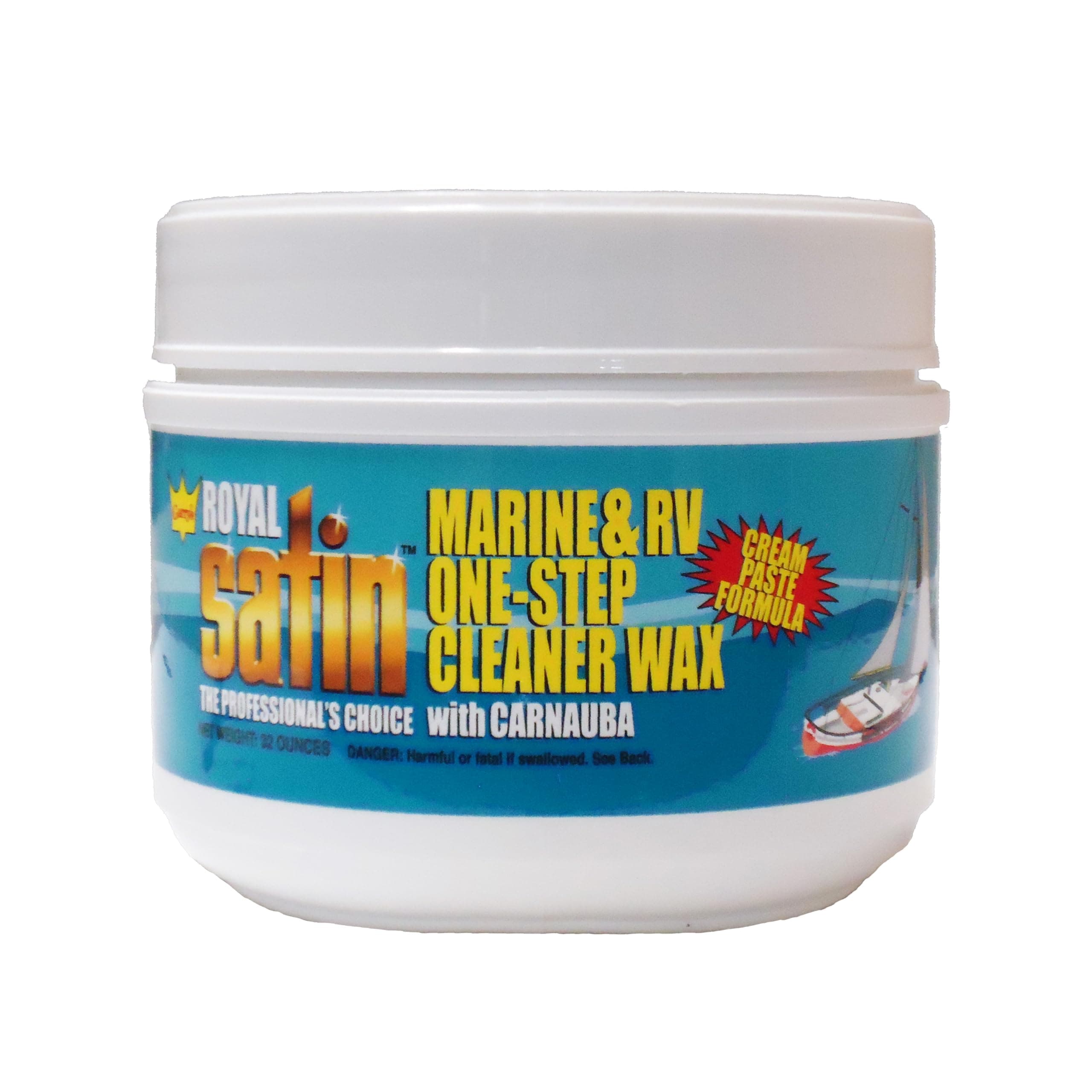 Garry's Royal Satin Marine & RV ONE STEP Cleaner Wax (1 Quart)