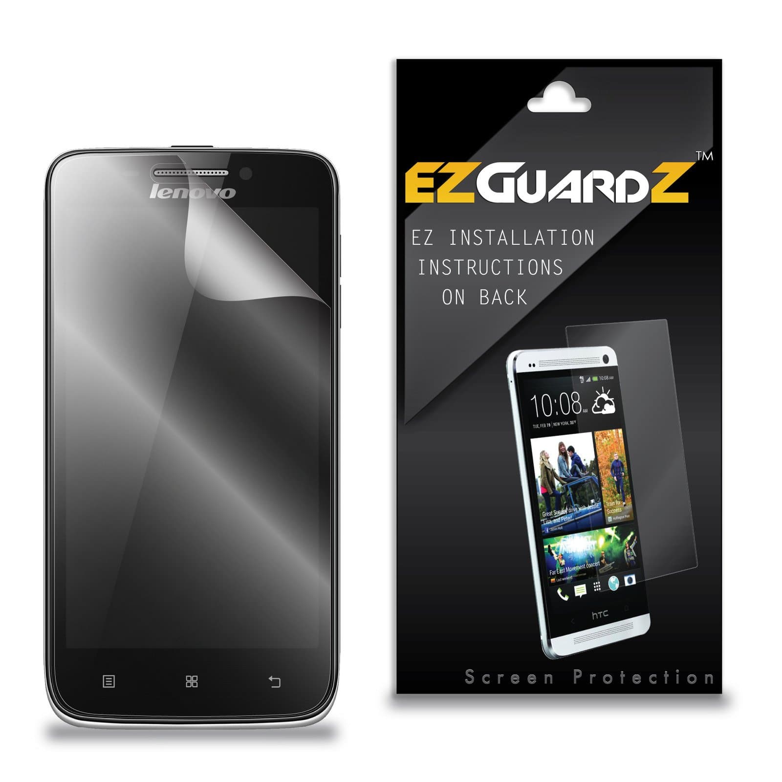 (2-Pack) EZGuardZ Screen Protector for Lenovo S650 (Ultra Clear)