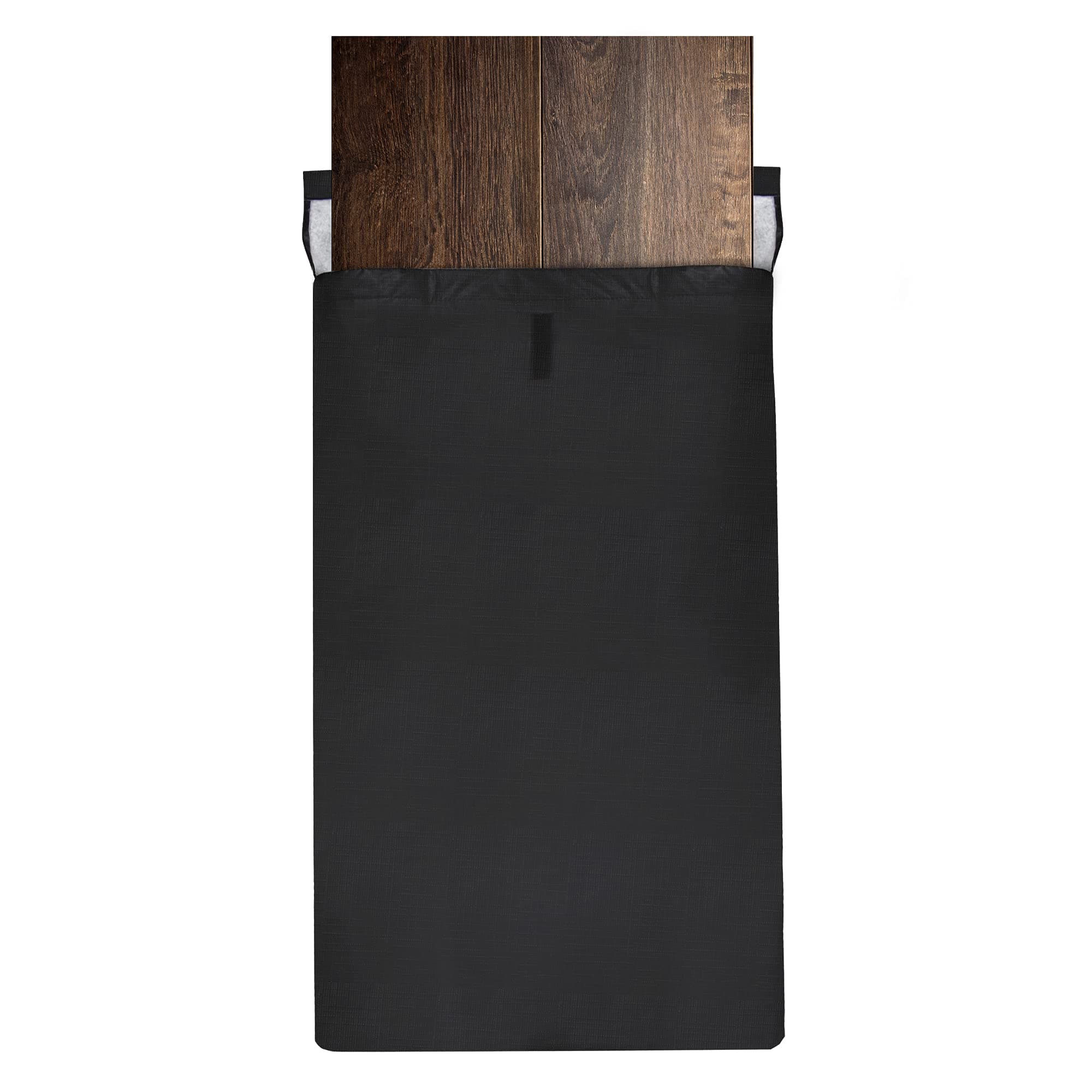 Sorefy Felt Lined Dining Table Leaf Storage Bag with Velcro Closure, 52" x 24", Black
