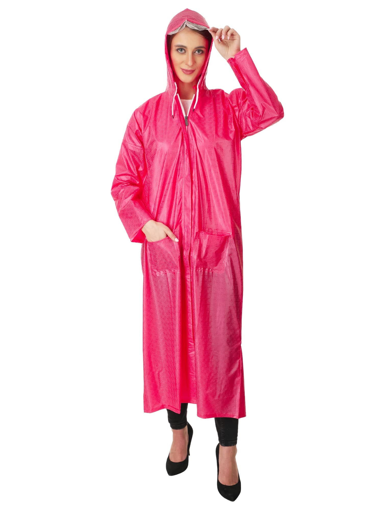 REXBURG Next Zen 2020 Series Stylish Women's Rain Coat Absolute Comfortable and Made with 100% Water Proof Material.