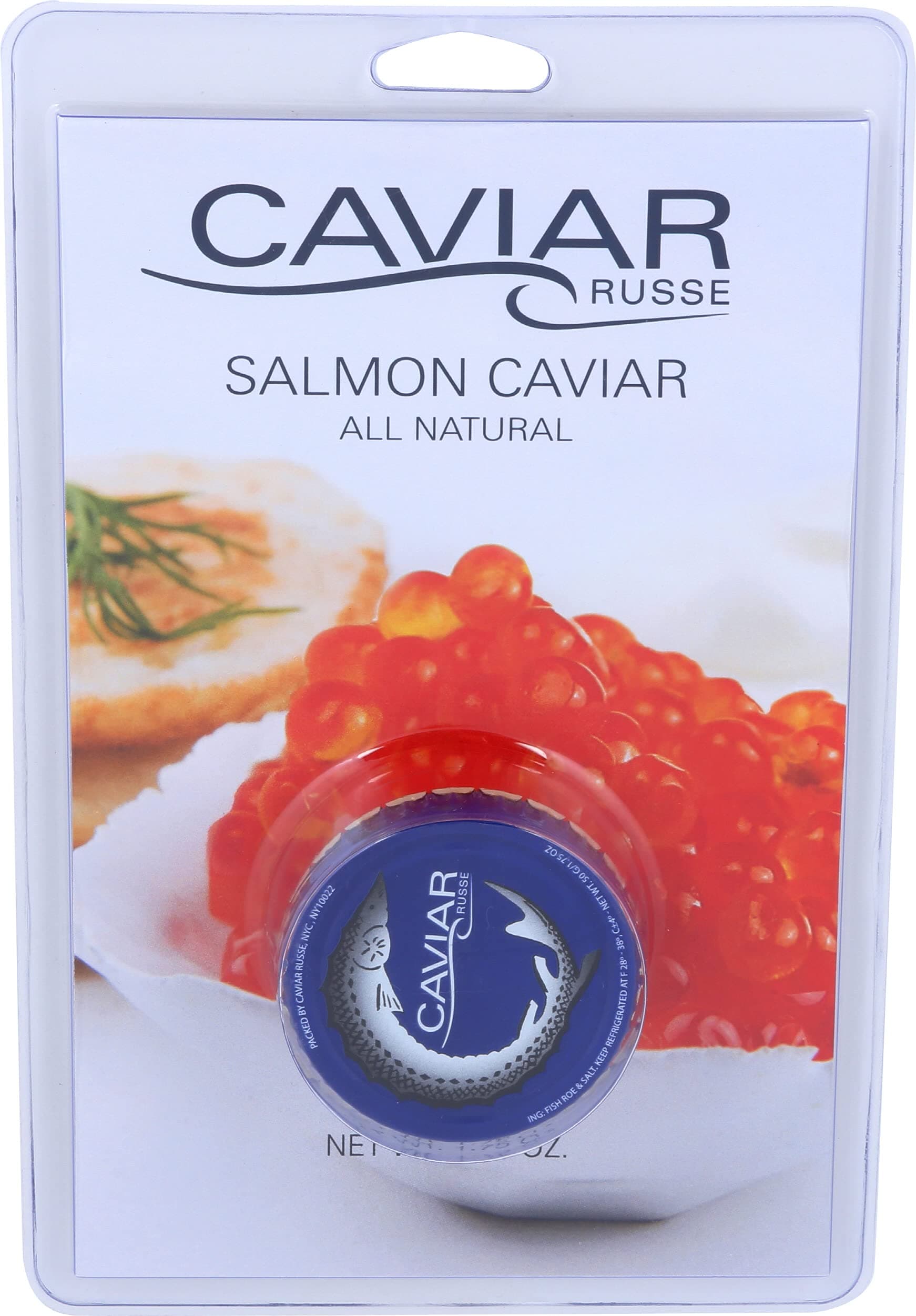 Caviar Russe, Salmon Caviar, 1.75 Ounce