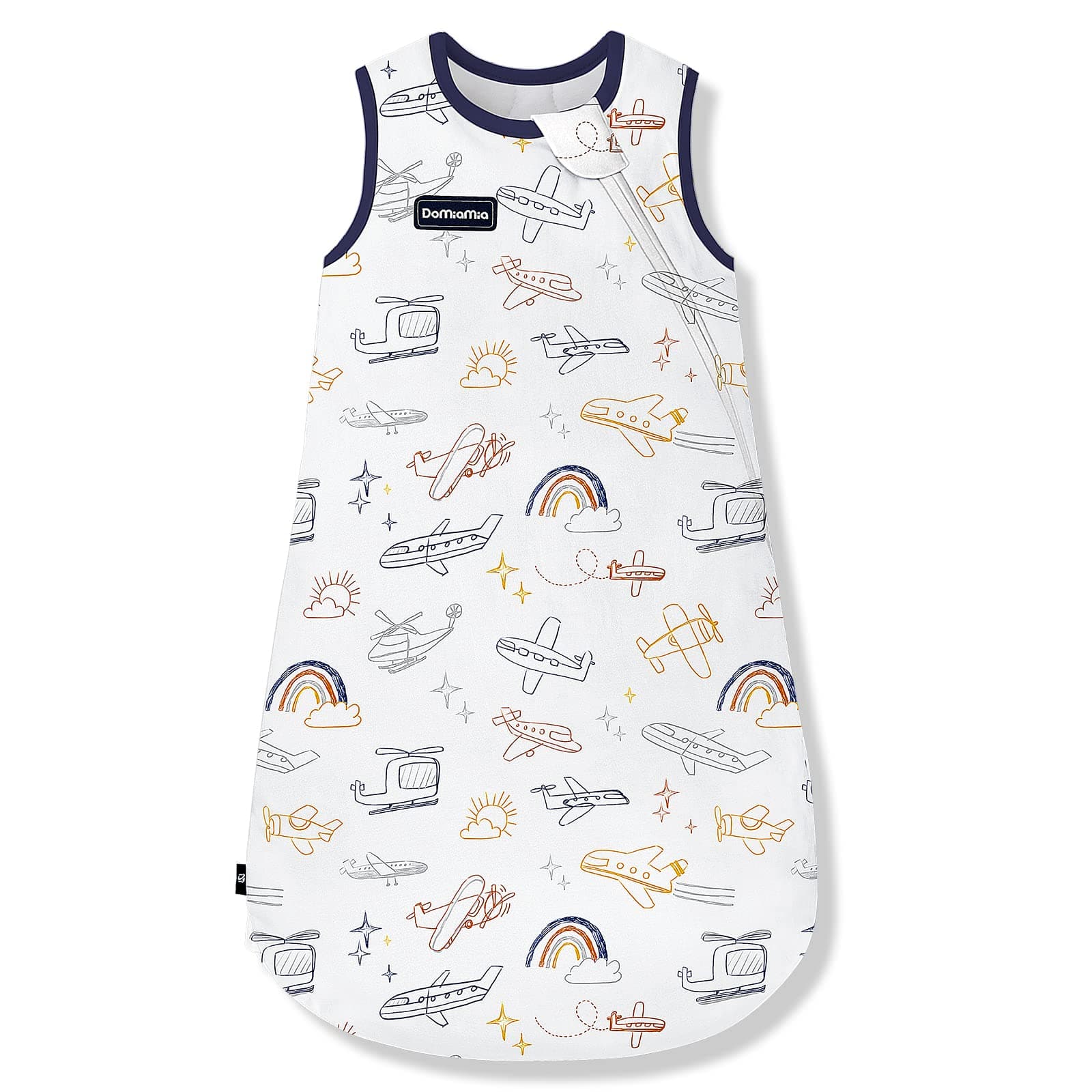 Domiamia Baby Sleep Sack 1.0 Tog Ultra Soft 24-36 Months Rayon Made from Bamboo & Cotton & Tencel Lyocell Baby Wearable Blanket