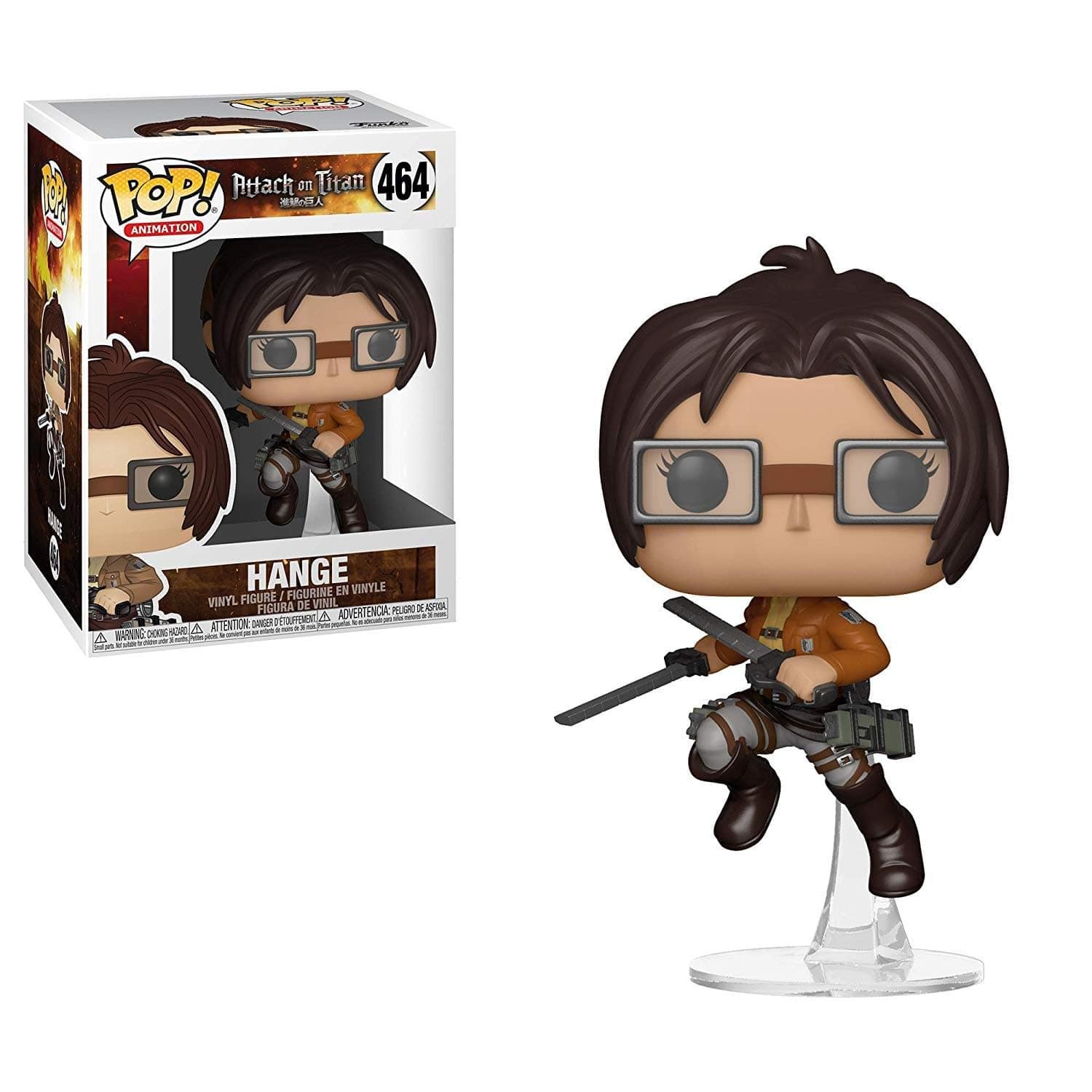 Pop! Animation: Attack on Titan - Hange Toy, Multicolor