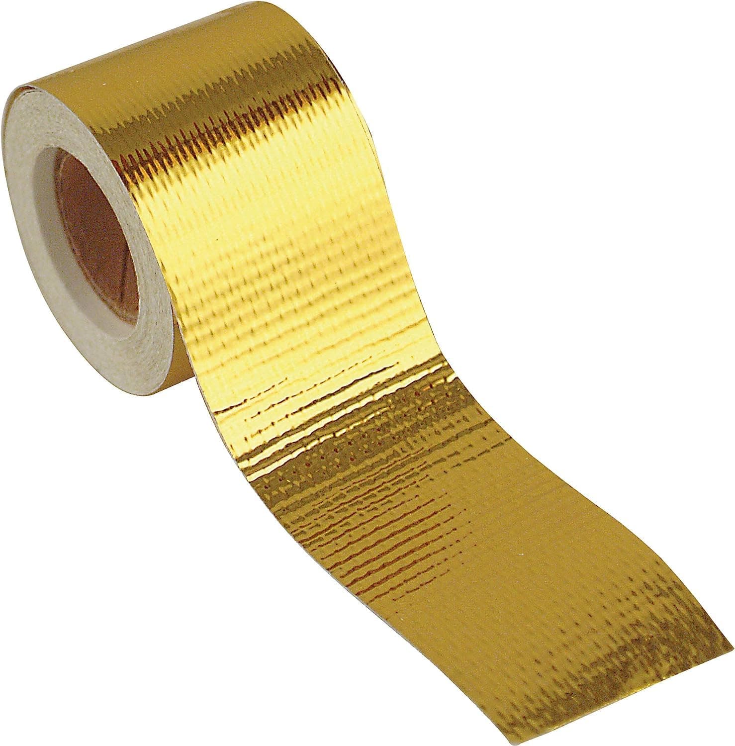 Design Engineering 010396 Reflect-A-GOLD High-Temperature Heat Reflective Adhesive Backed Roll, 2" x 15' Roll