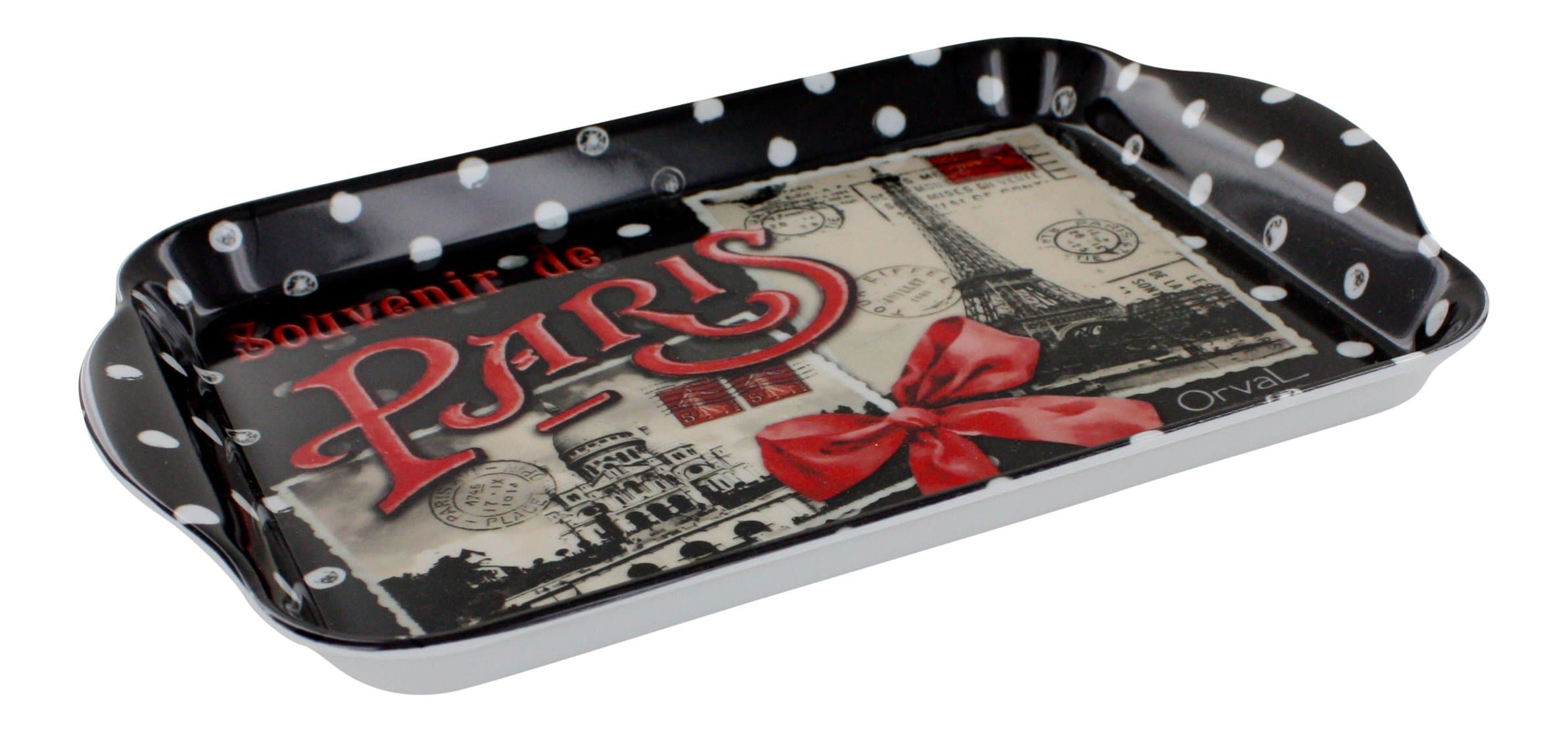 French Serving Tray - Souvenir De Paris France - 8 1/2" X 5 1/2 "