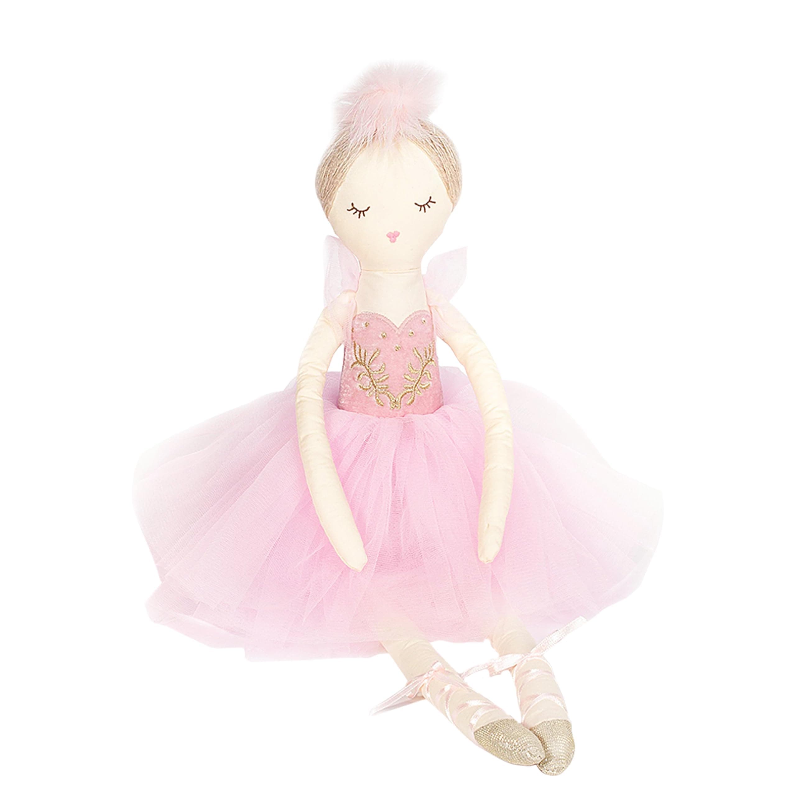 Swan Princess Ballerina Doll 20-Inch Plush for Girls | Soft Ballet Princess Doll | Elegant Companion for Playtime & Room Décor | Charming Plush Gift for All Ages