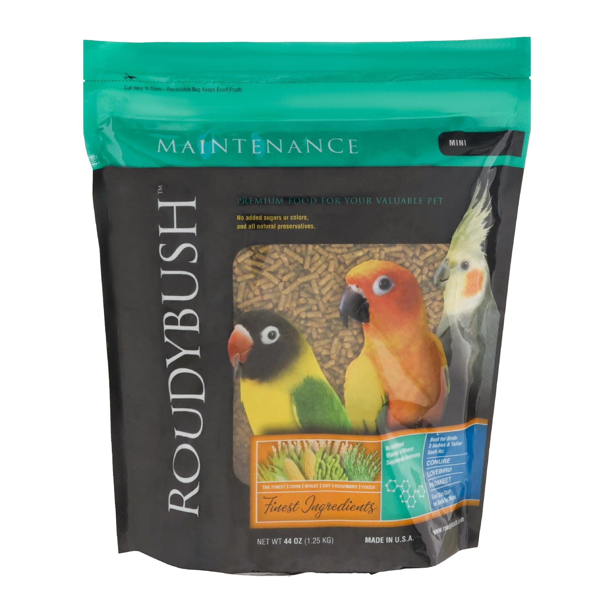 Daily Maintenance Bird Food, Mini, 44-Ounce
