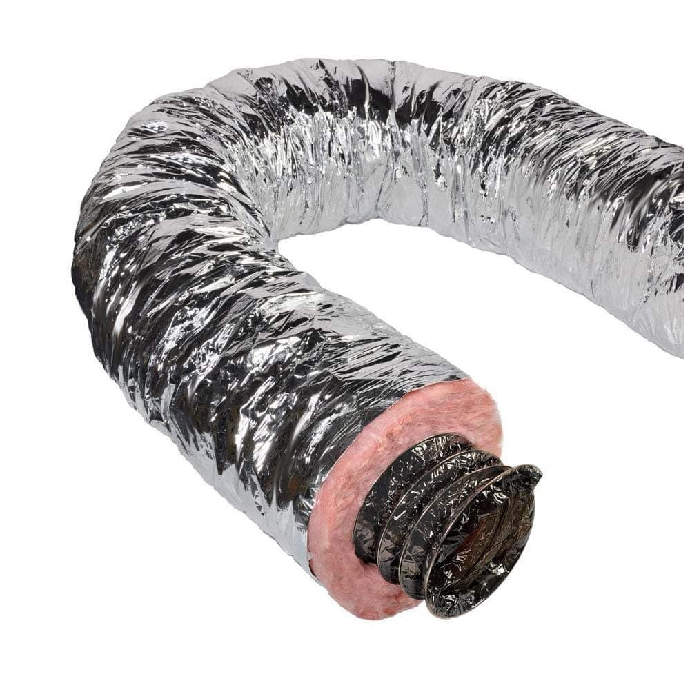 GAF Master Flow 6" X 25' Insulated Flexble Duct with R6 Insulation, offering 33% More Insulation Than The Standard| Comes with UL181 Standard of Safety and is ETL Listed