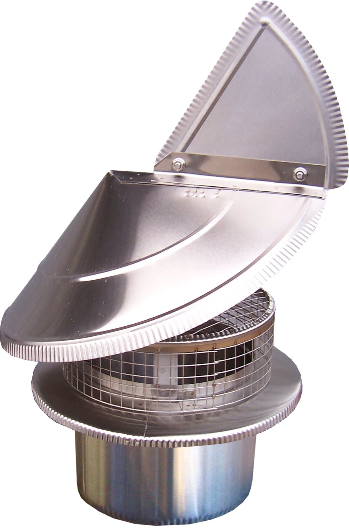 chimney cap SkyRider 6 for round single wall flue w/inside diameter = 6 in, stainless