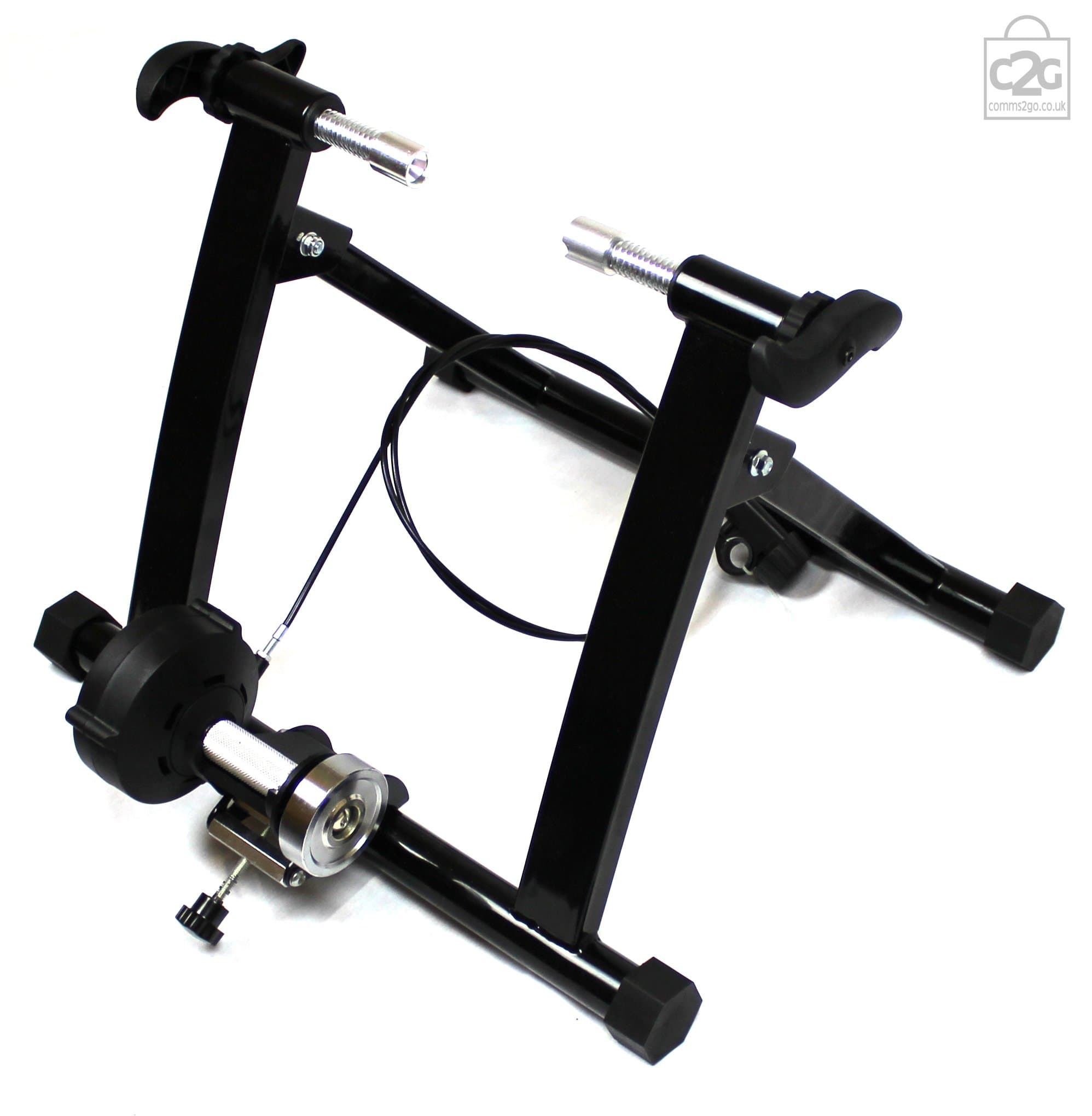 Ergolynx Black Cycling Fitness Turbo Trainer Cycle Indoor Exercise Magnetic Resistance