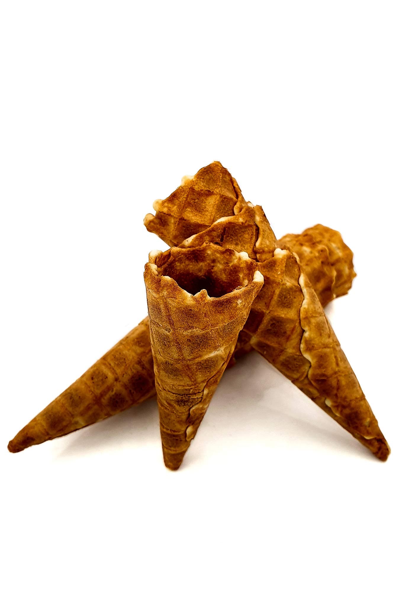 PJaspert Eiswaffeln | Ice Cream Cone - Mini Cone 77xØ31mm edgeless (378 pieces)