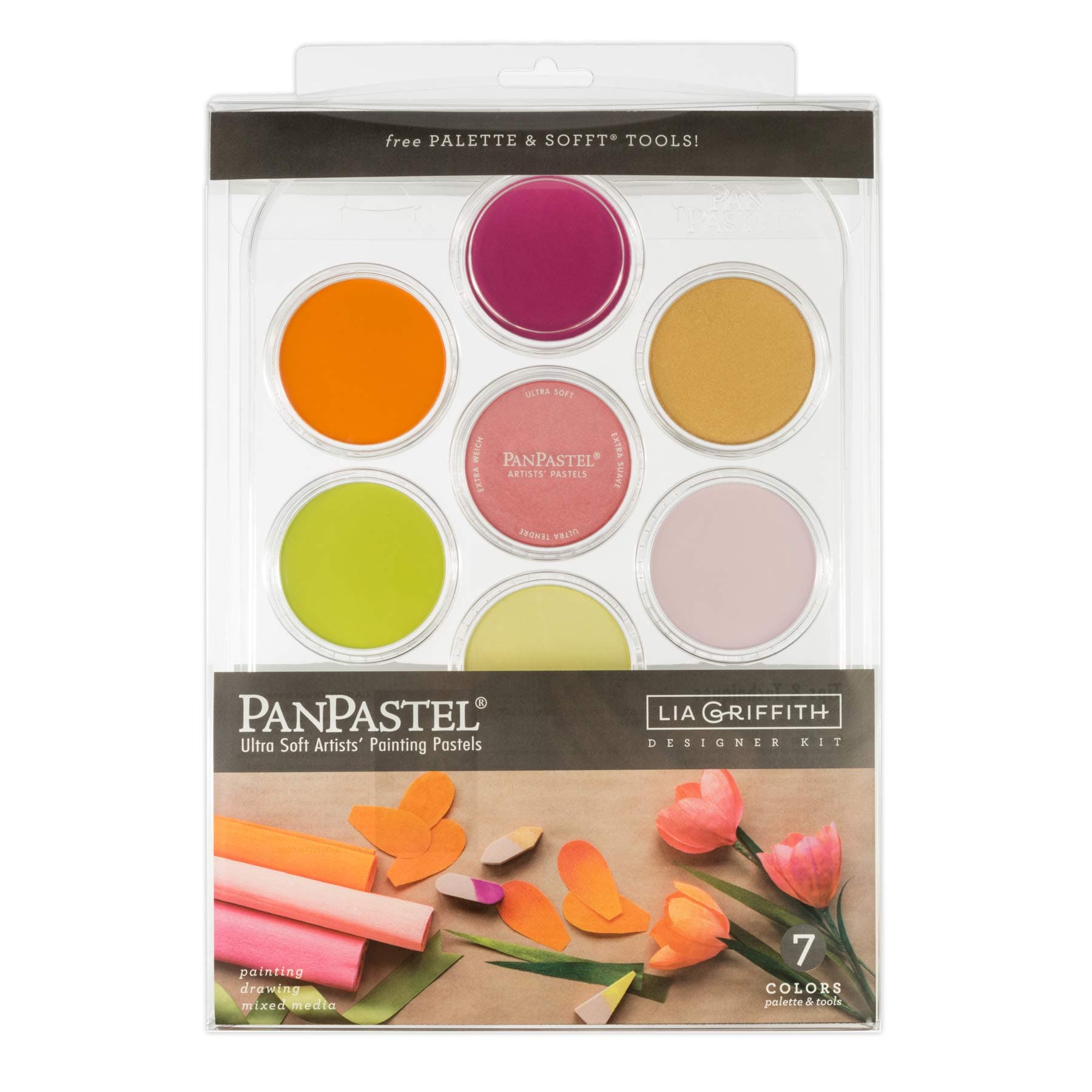 PanPastel Colorfin, Artists' Pastels, 7-Color Lia Griffith Designer Kit (30083)