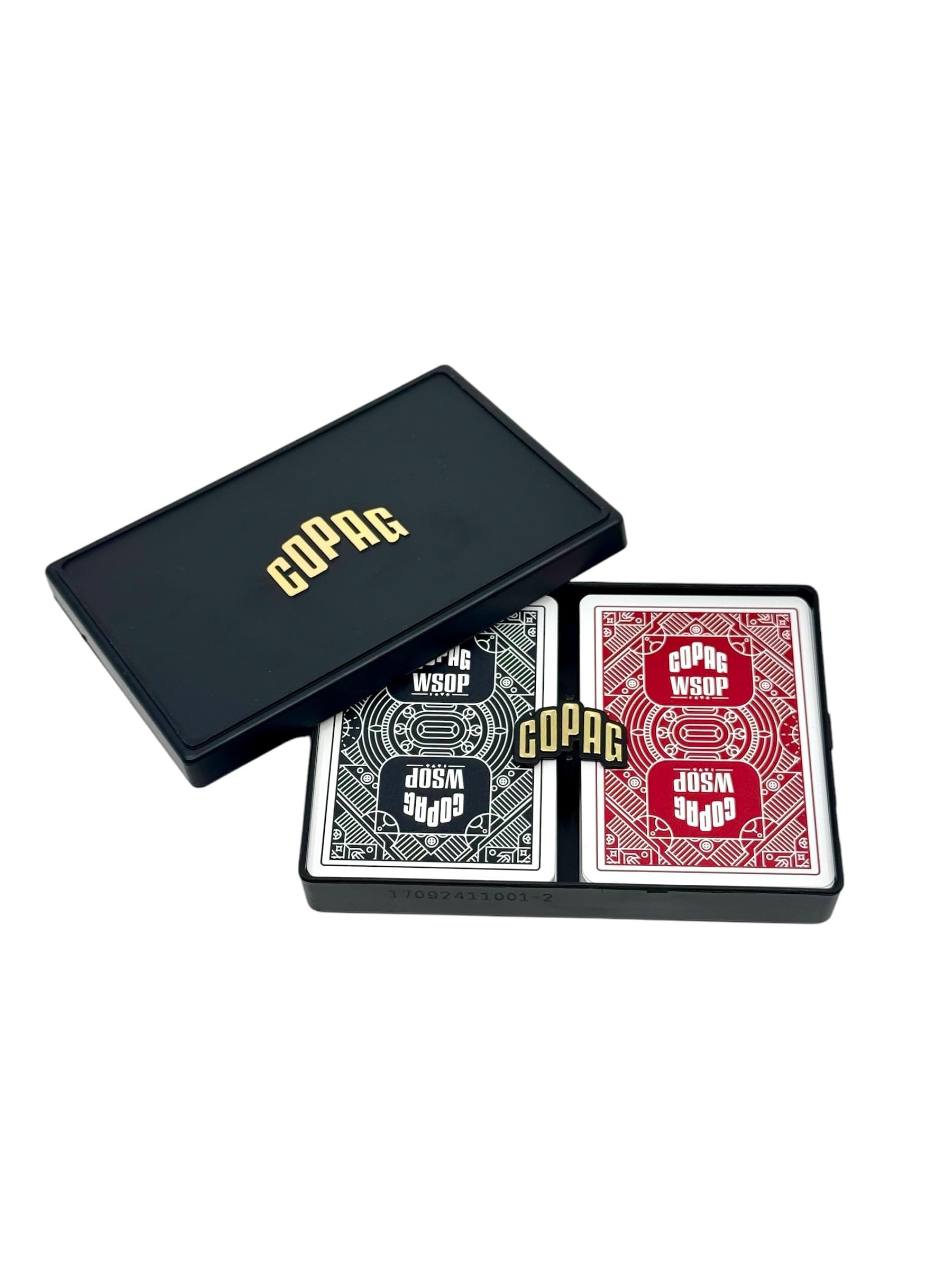 Copag WSOP 2024 Double Deck Black & Red Jumbo Index