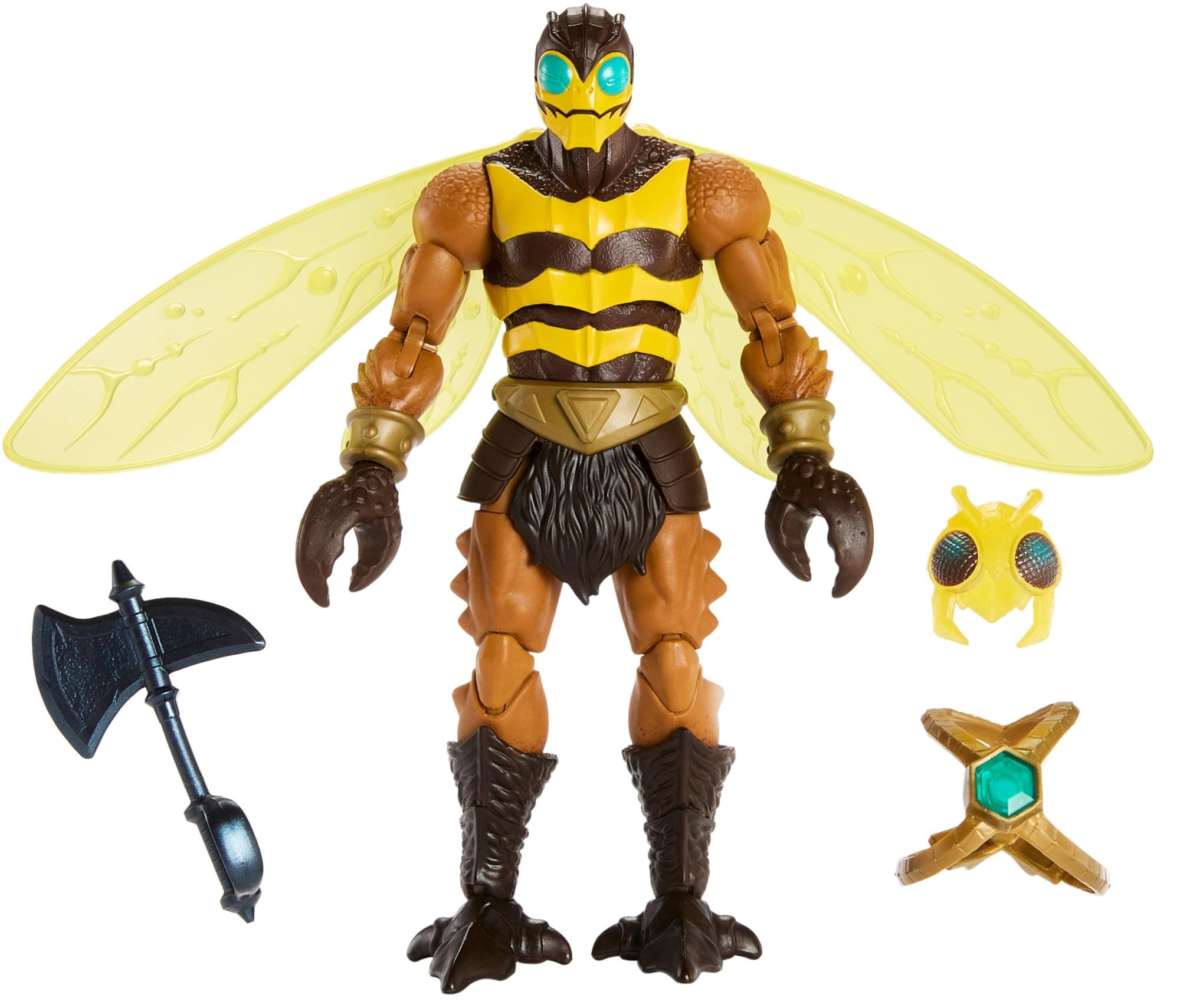 Masterverse Action Figure Buzz-Off New Eternia Spy In the Sky Deluxe Motu Collectible with Expandable Wings