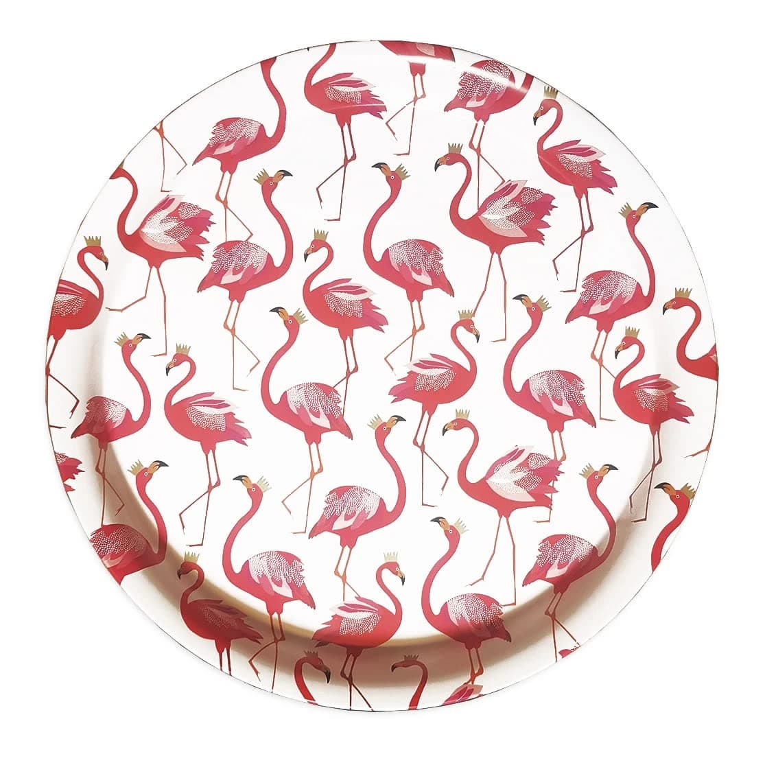 Sara Miller - Flamingo Round Tin Tray