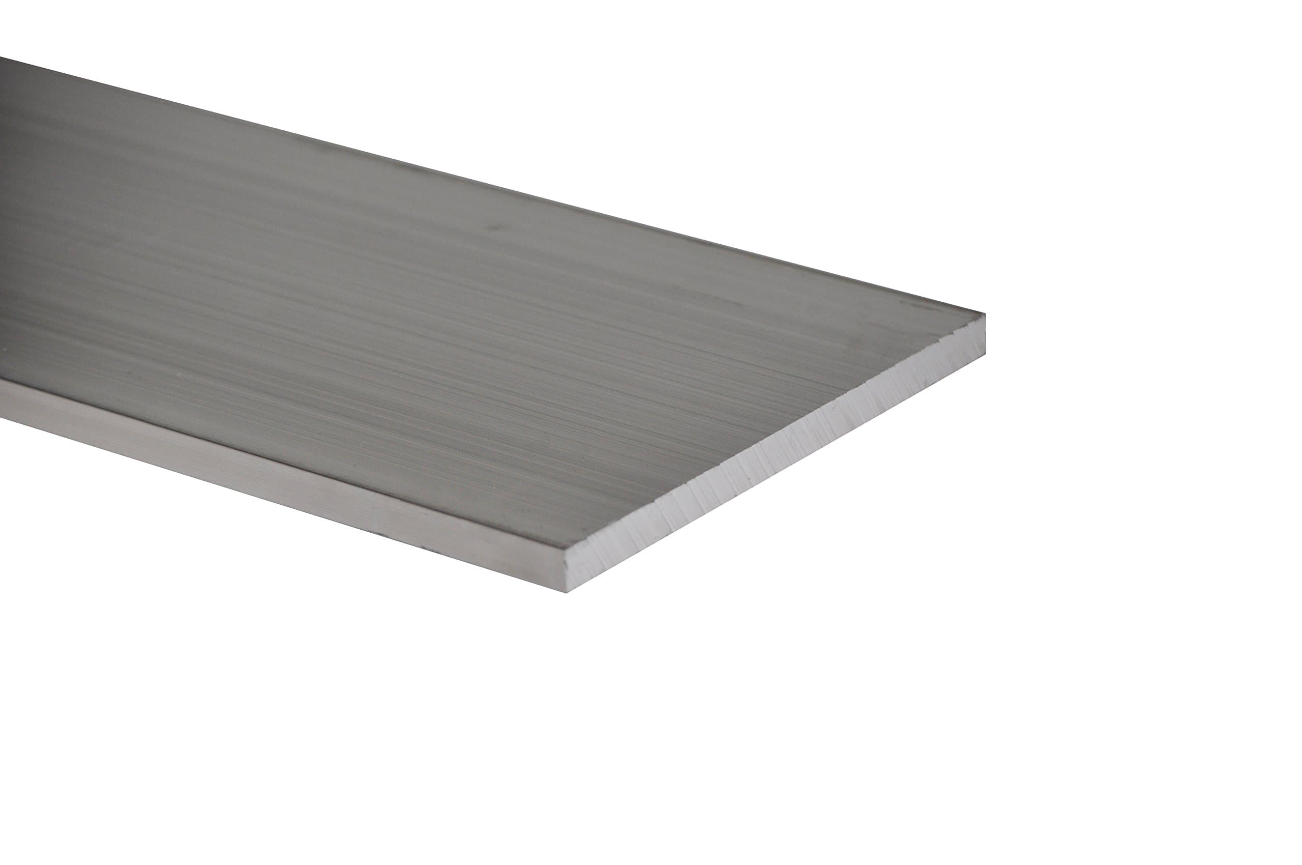 Aluminium Flat Bar mm. 40 x 6. Length = 1 metre anticorodal 6060t6