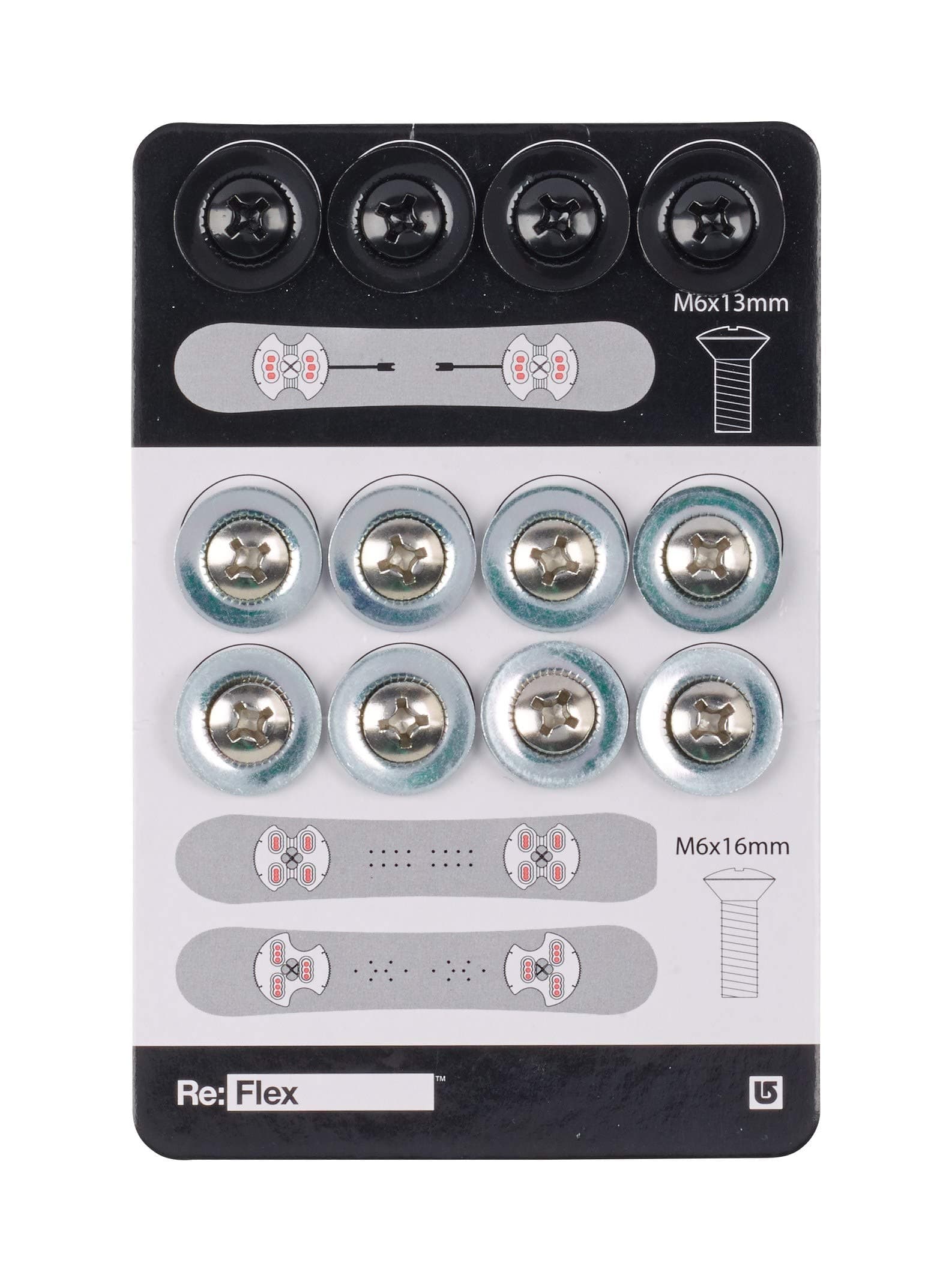 Burton Silver Snowboard Binding Hardware for Adult Snowboarders