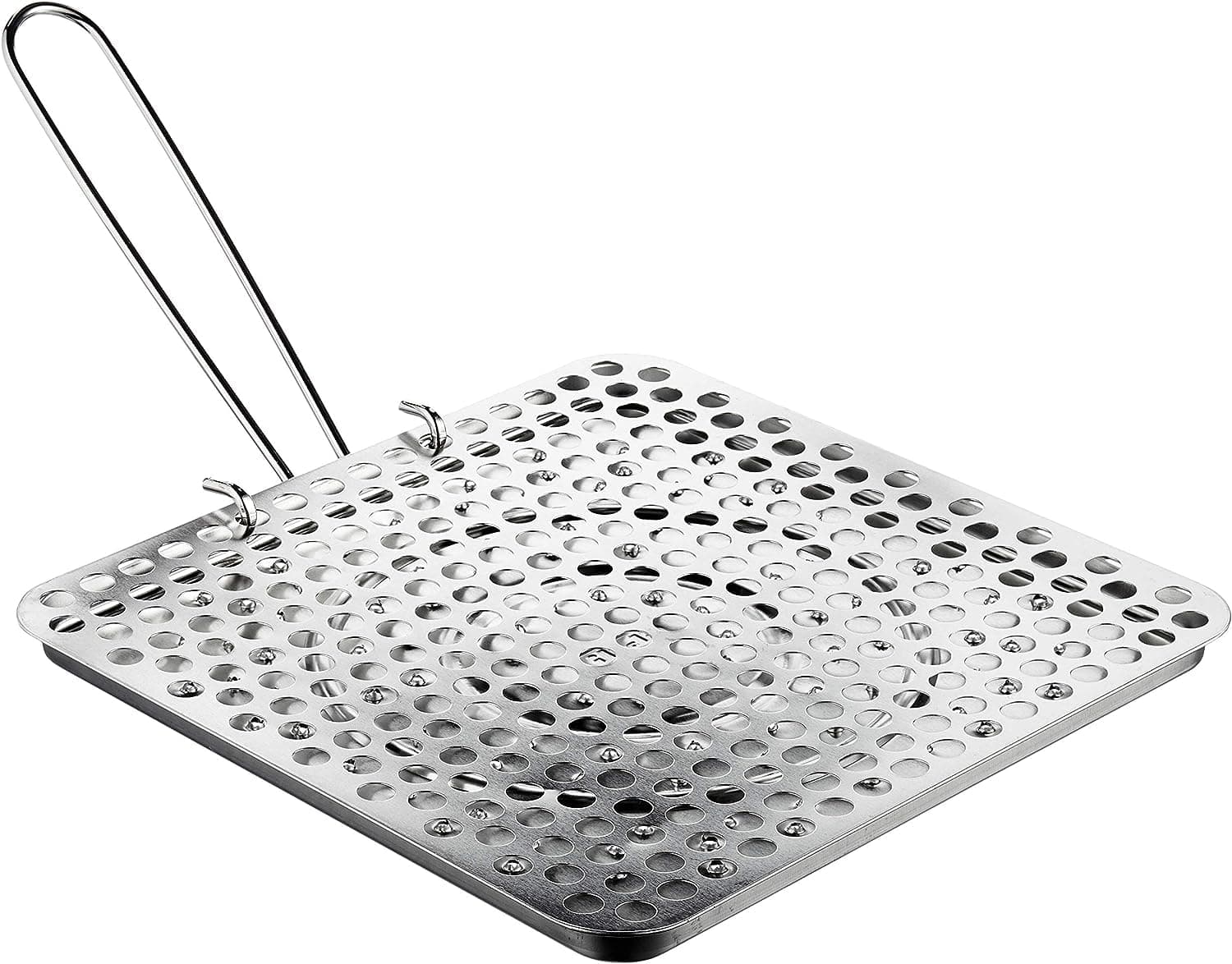 ibili 810400 "Clasica" Foldable Tin Plate Bread Toaster, Silver, 20 x 20 cm