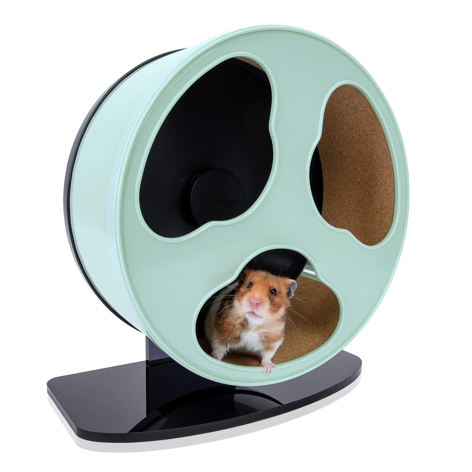 Niteangel Quiet Hamster Exercise Wheel - Clouds Series Hamster Running Wheels for Dwarf Syrian Hamsters Gerbils Mice or Other Small Sized Pets