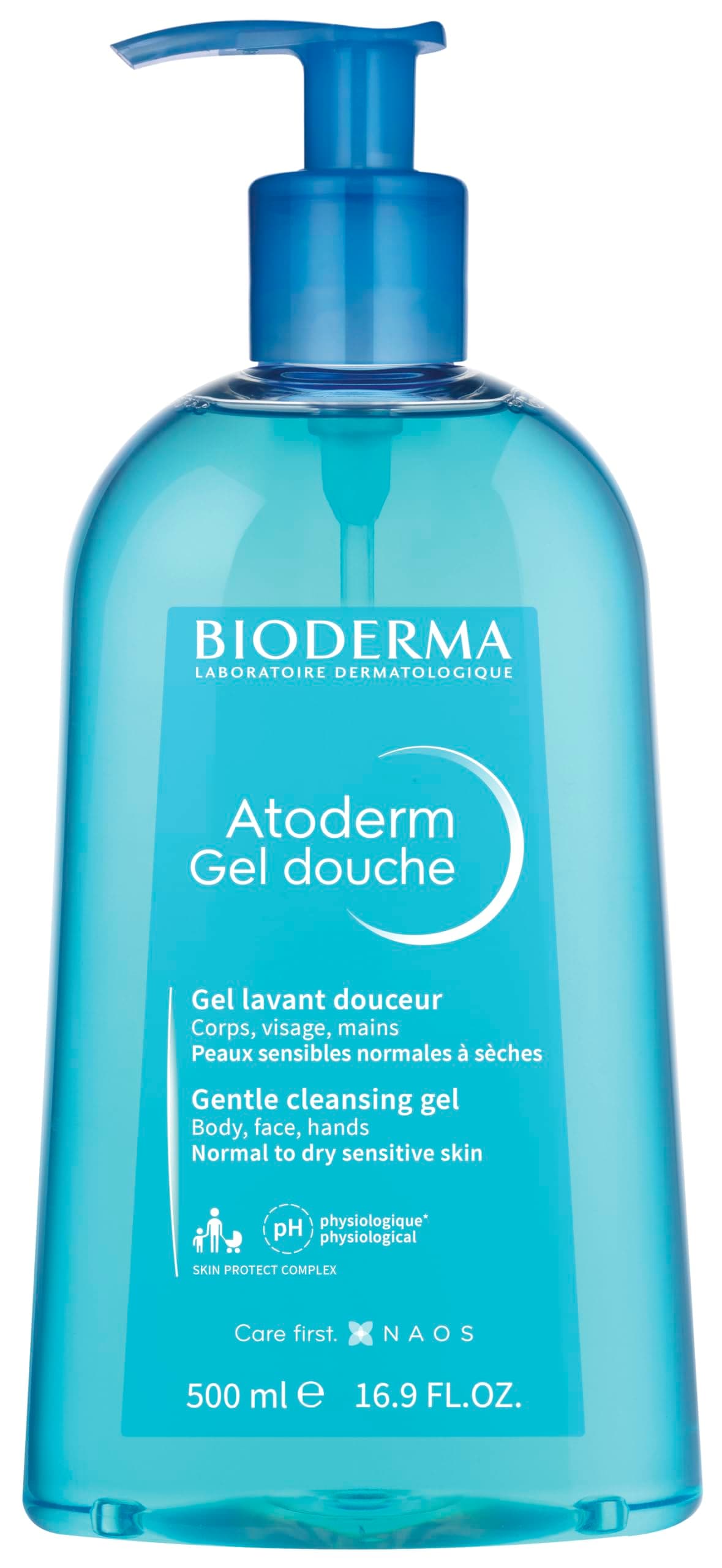 Bioderma - Atoderm - Hydrating Shower Gel - Moisturizing Face and Body Cleanser - Body Wash for Normal to Dry Sensitive Skin