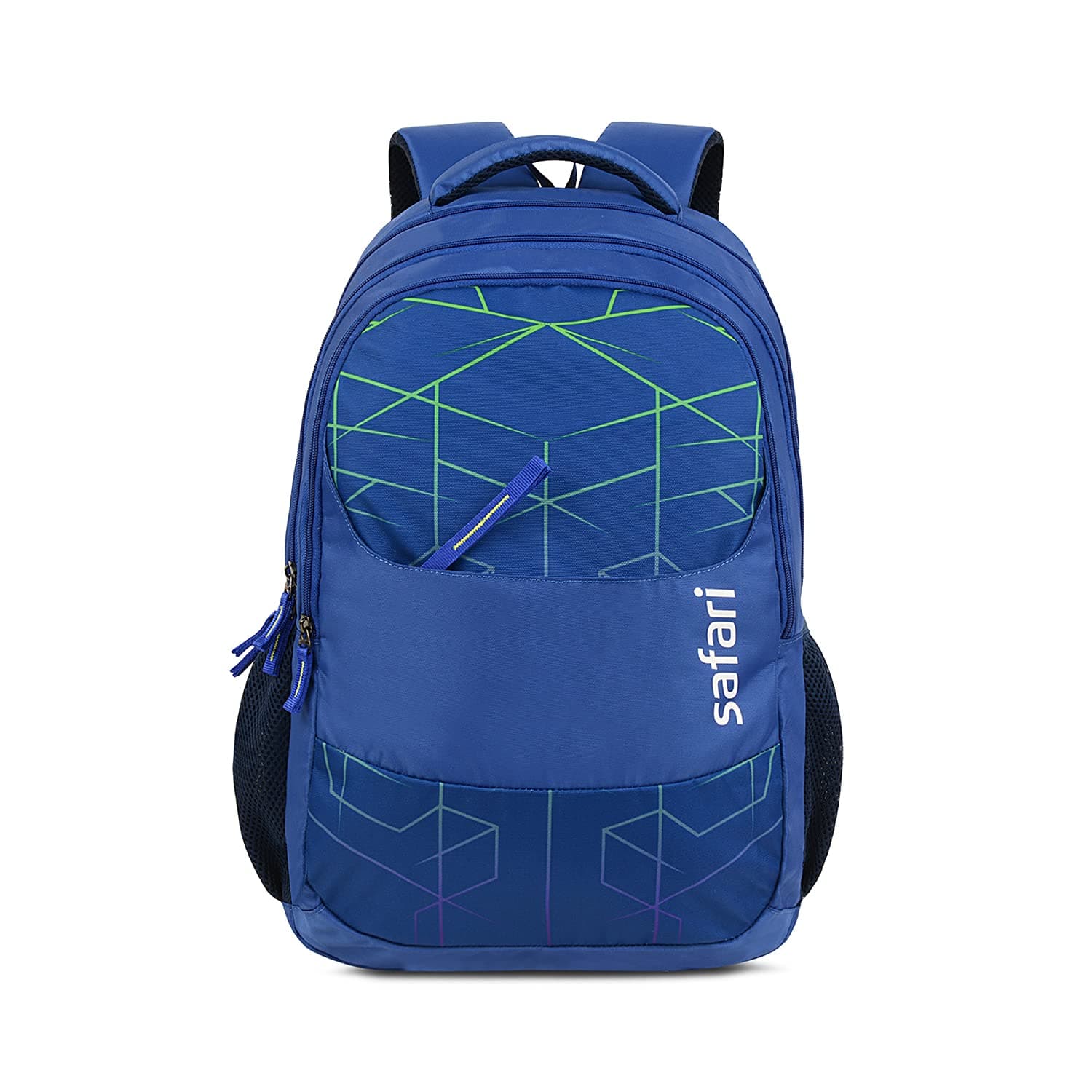Hitech Large Size 35 Ltrs Water Resistant Standard 4 Compartment Backpack - Blue