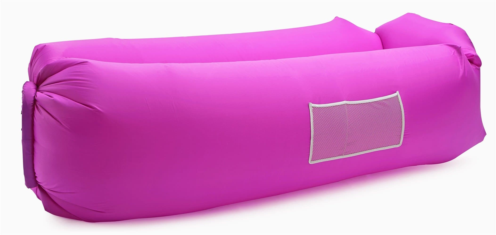 IceFox Air Sofa Sleeping Waterproof Inflatable Air Lounger with Carry Bag for Outdoor, Indoor, Sit Back And Relax, Inflatable Bean Bag Camping 'Painting by Numbers Beach (Rose)