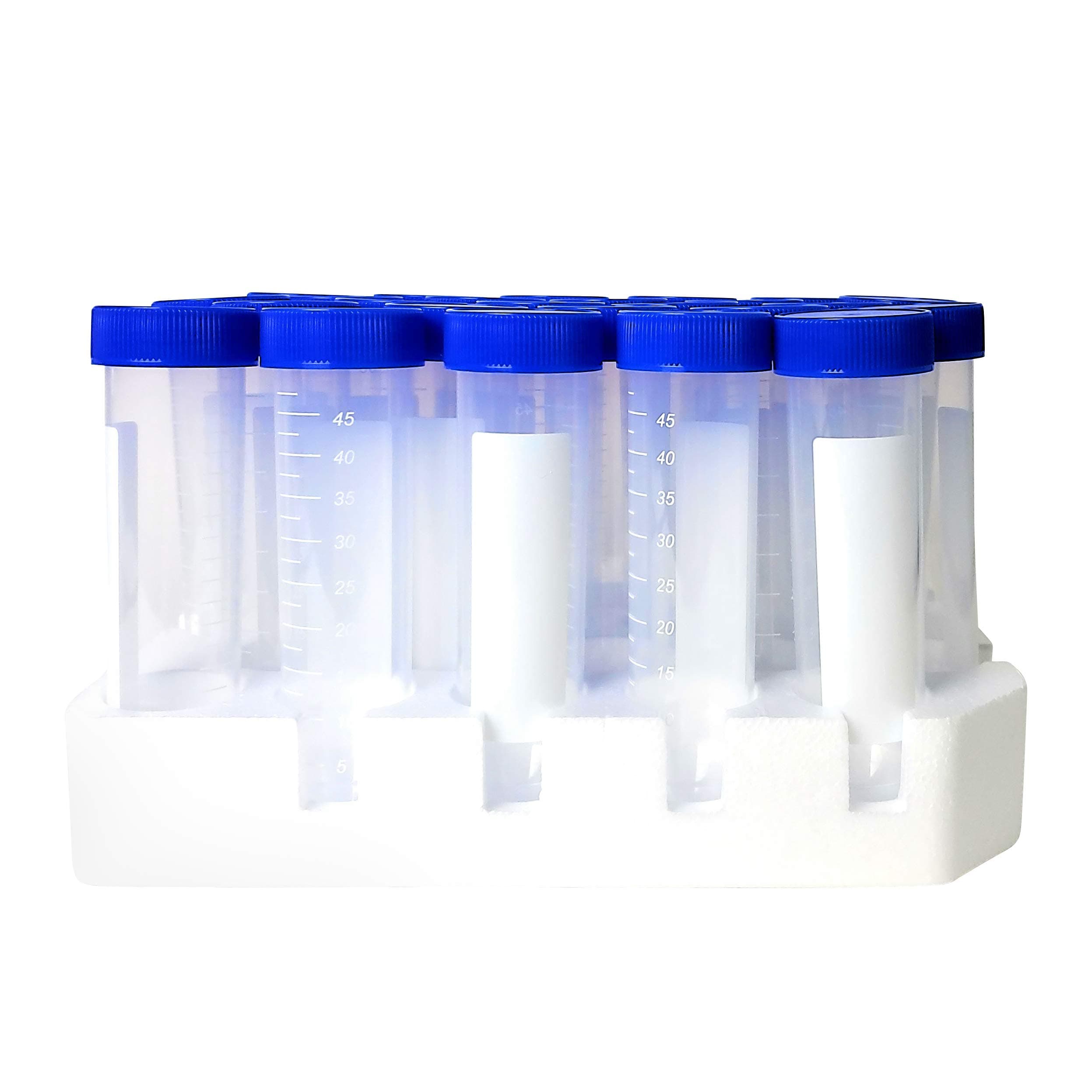 50 ml Conical Centrifuge Tube, Sterile, PP, Rack Packed (Pack of 25)