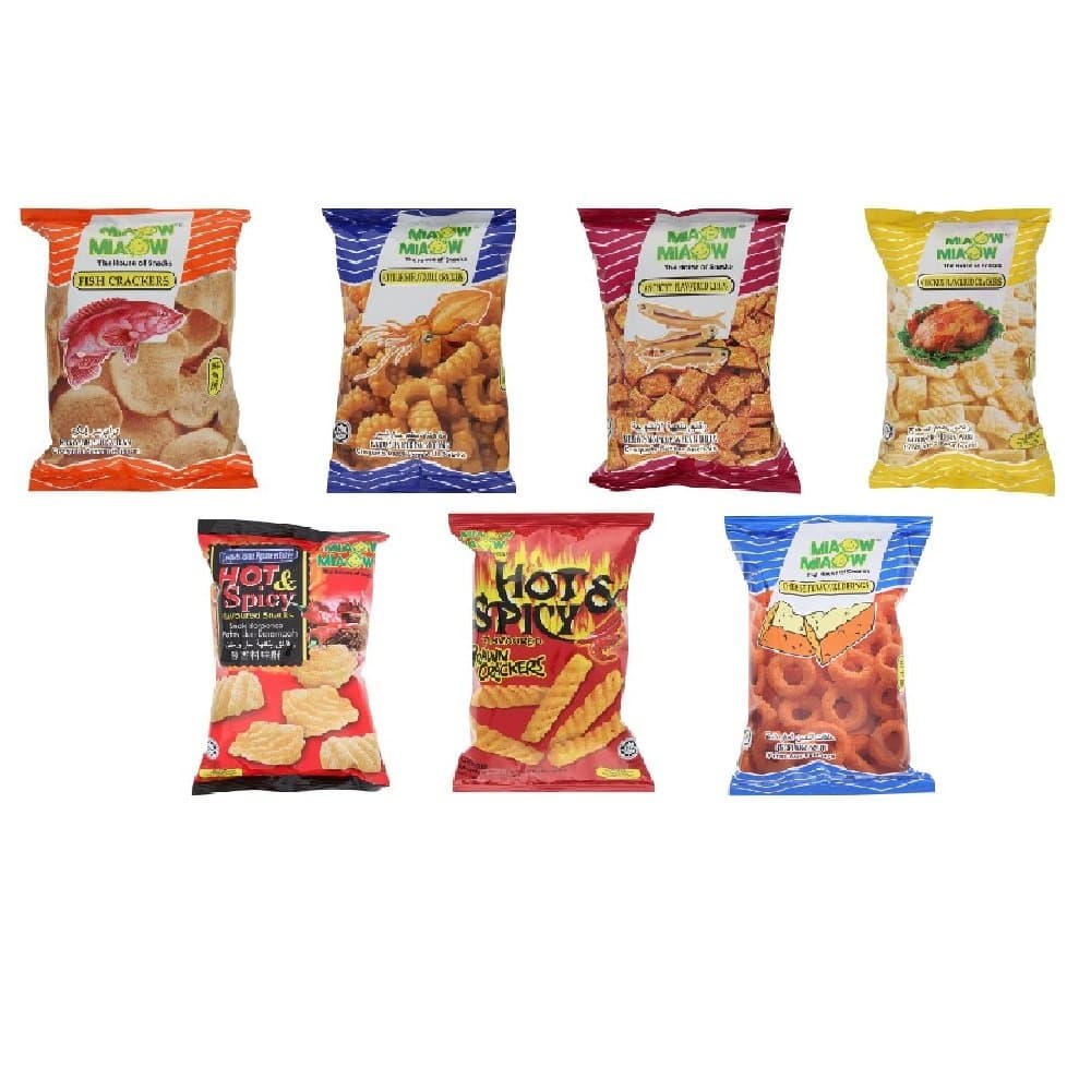 Miaow Miaow Crackers 60g x 6 Packs (Mix Flavoured)