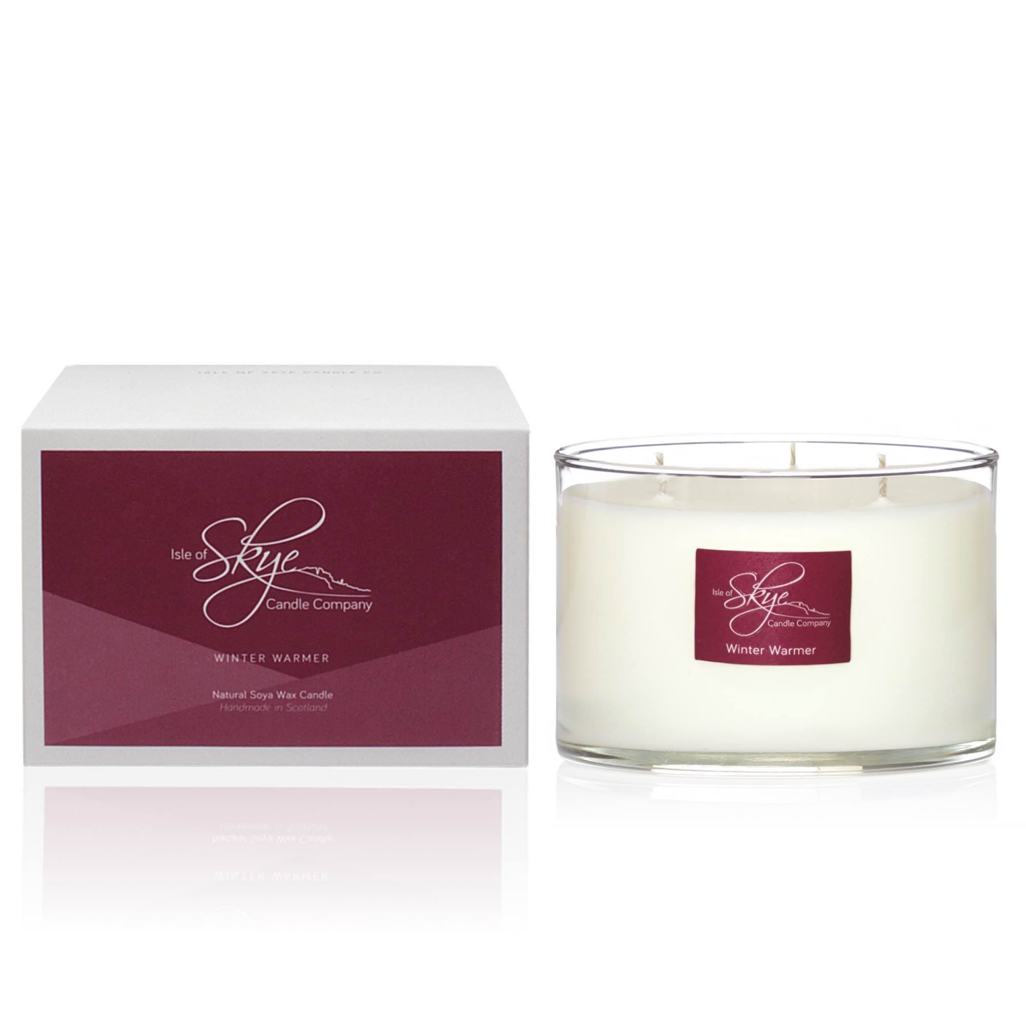 Winter Warmer Handmade Natural Candle (Three Wick) - Isle of Skye Candle Company